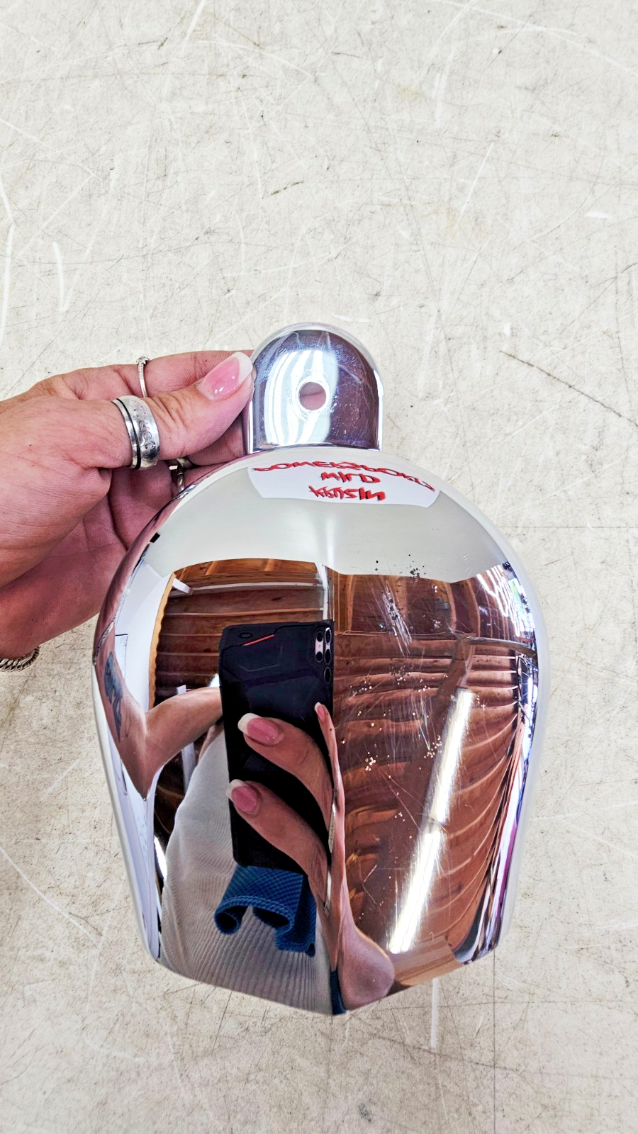 2000 HARLEY SOFTAIL DEUCE Horn + Chrome Cover