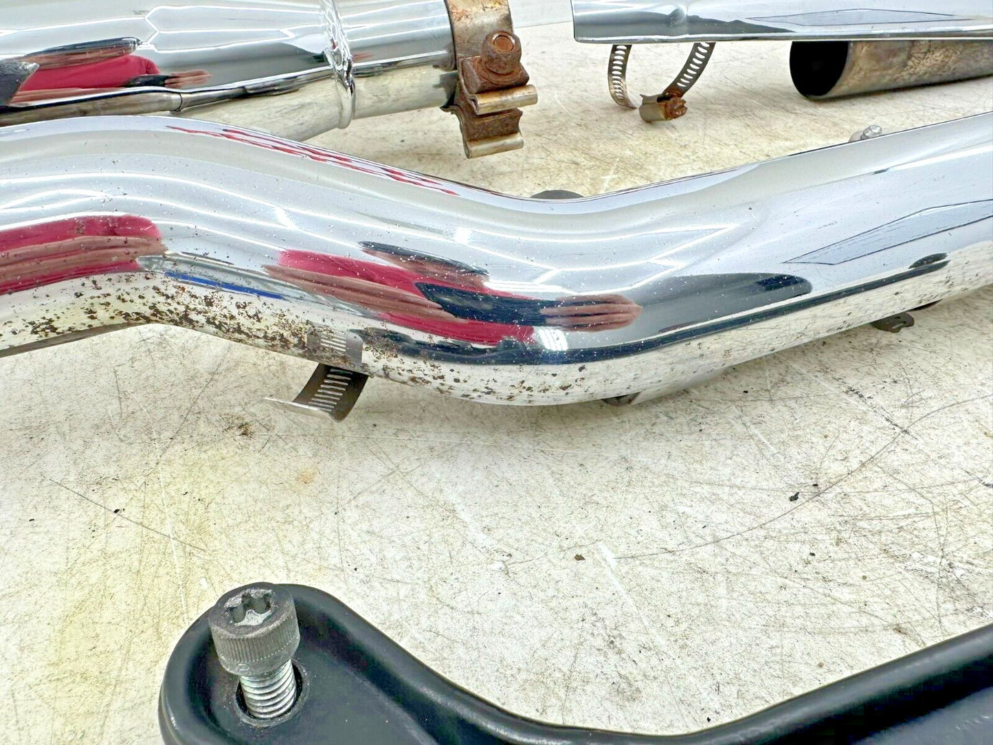2002 HARLEY SOFTAIL Cobra Exhaust System Header + Muffler