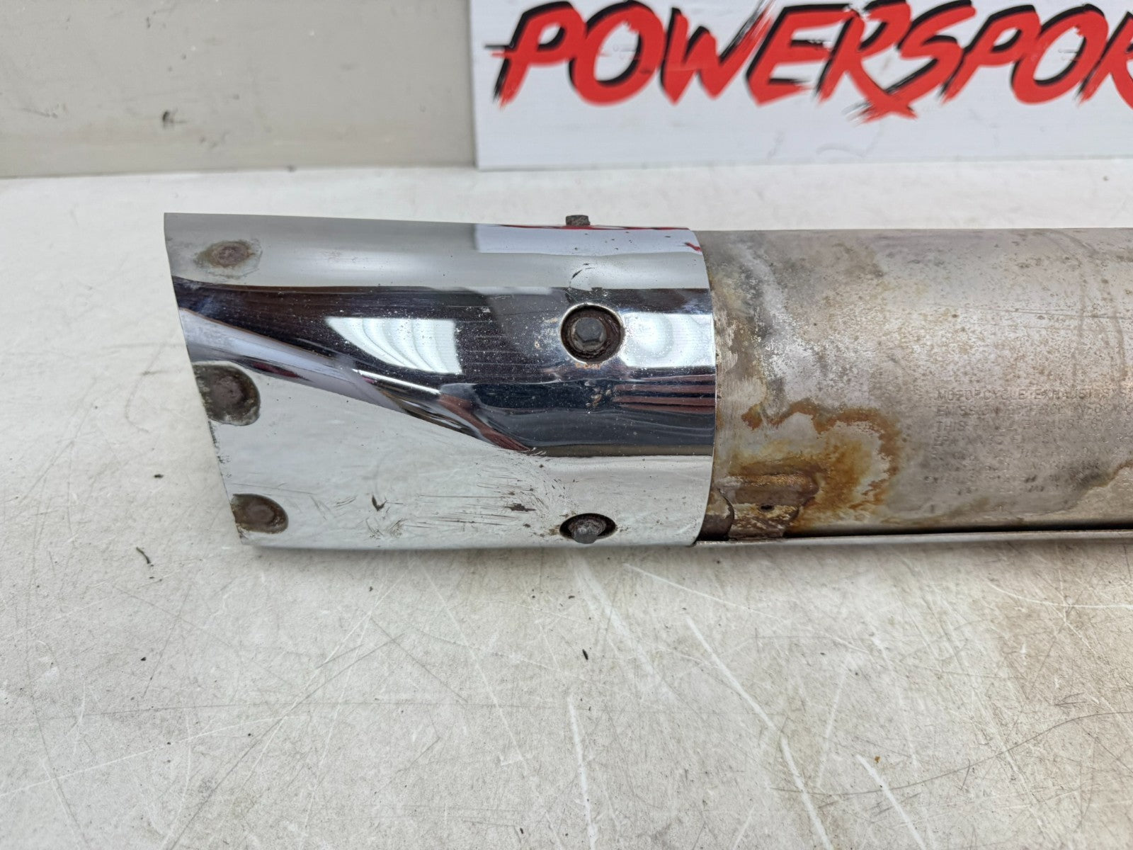 2002 Honda Goldwing GL1800 Right Exhaust Pipe Muffler Slip On Can Silencer