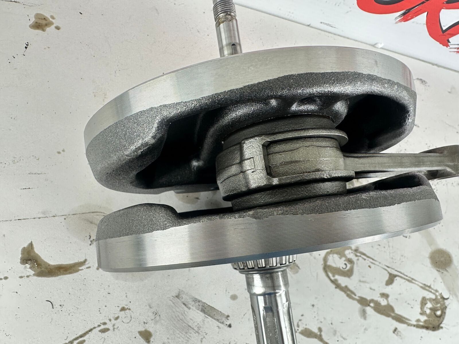 2003 Harley Davidson Sportster Crankshaft Crank Connecting Rods Fly Wheel