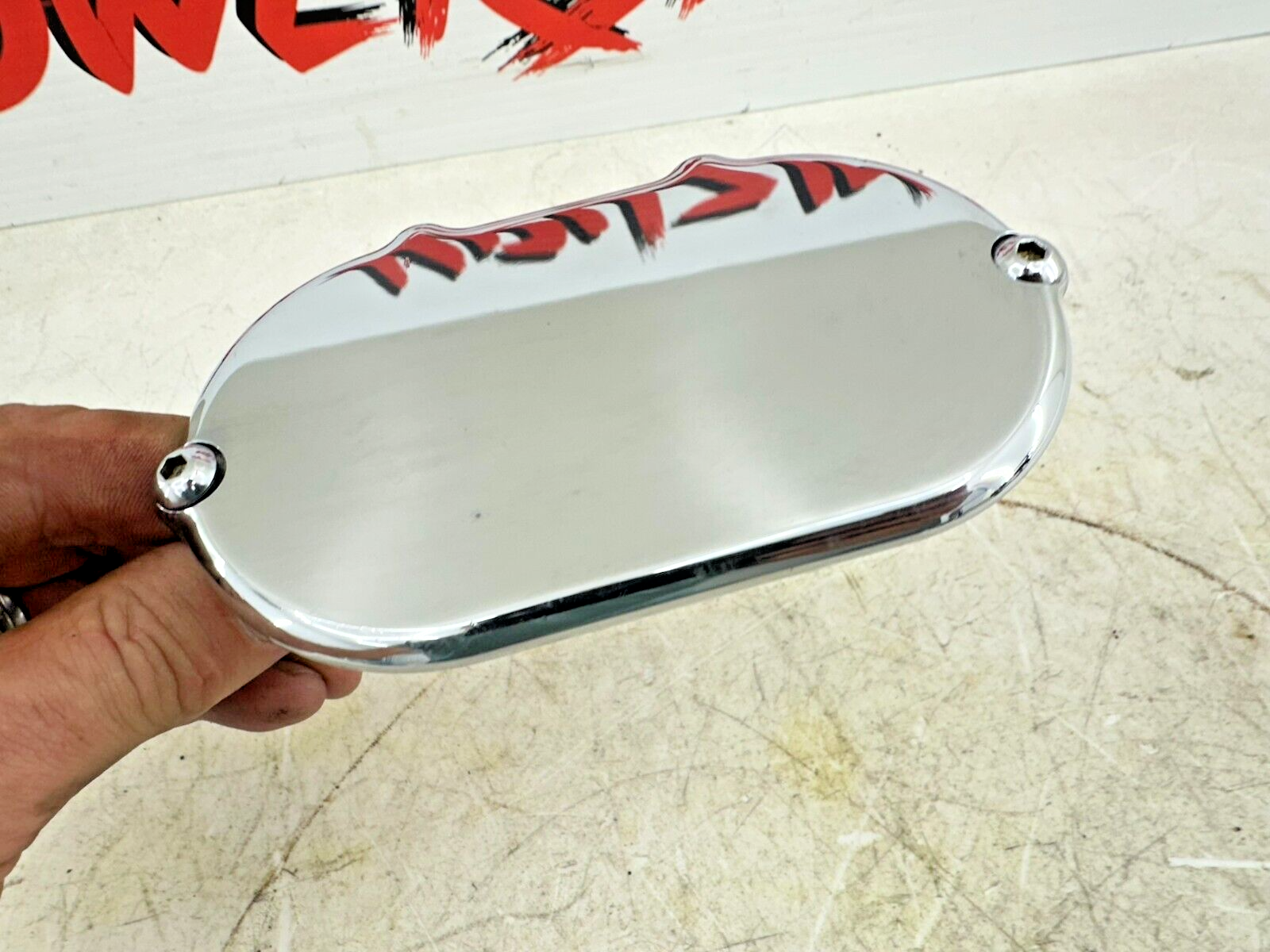 1999 HARLEY SOFTAIL Chrome Transmission Gearbox Right Side Cover