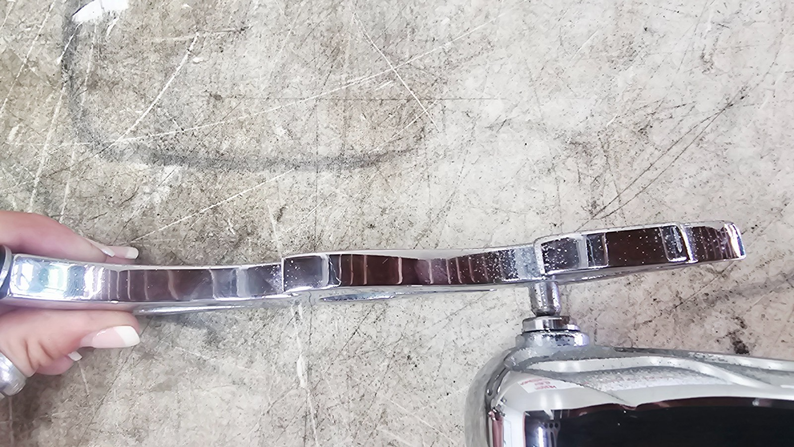 2003 HARLEY SOFTAIL DEUCE Chrome Teardrop Rearview Side Mirrors