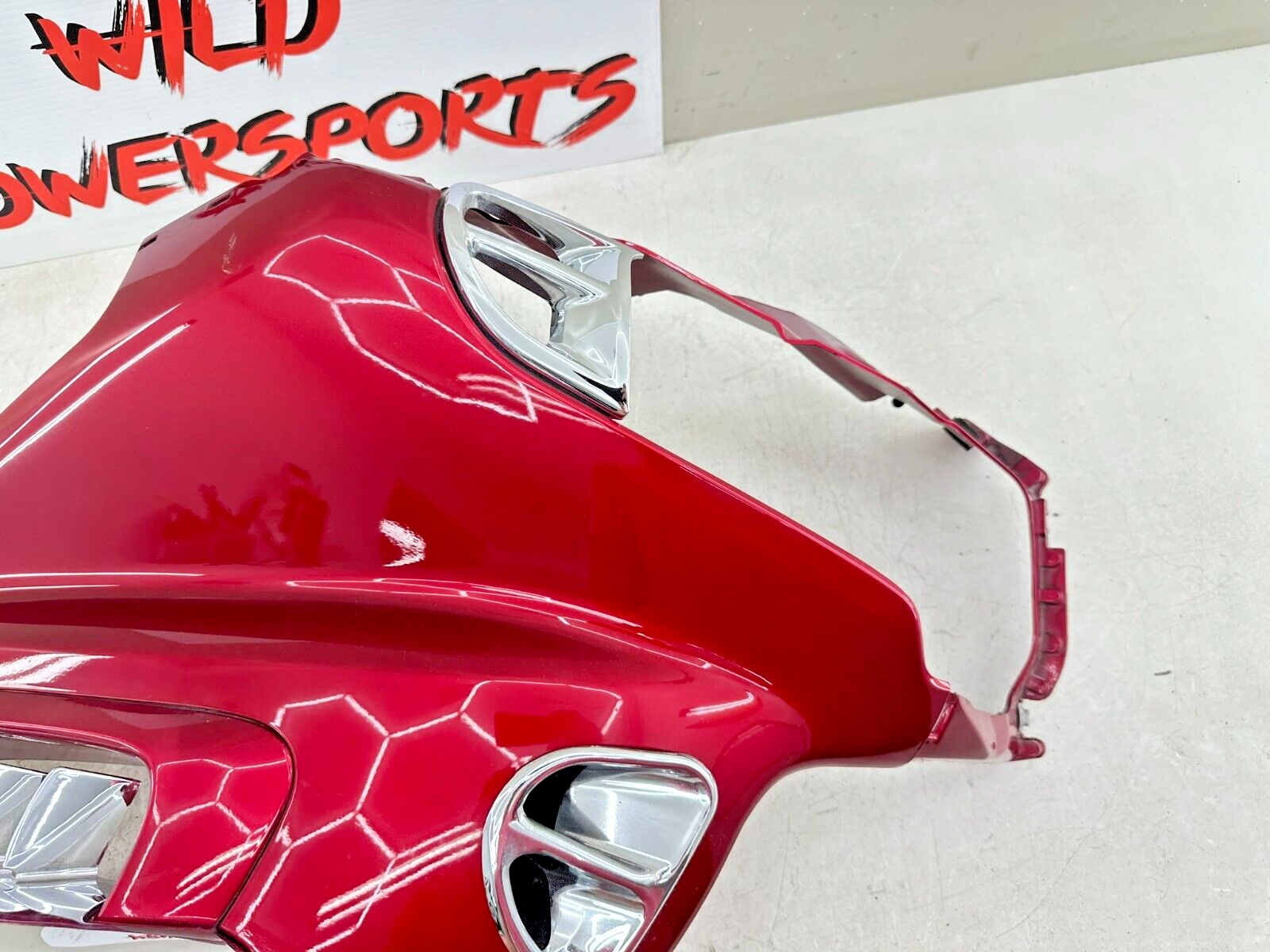 2004 Honda Goldwing GL1800 Red Right Side Headlight Fairing Cowl Panel