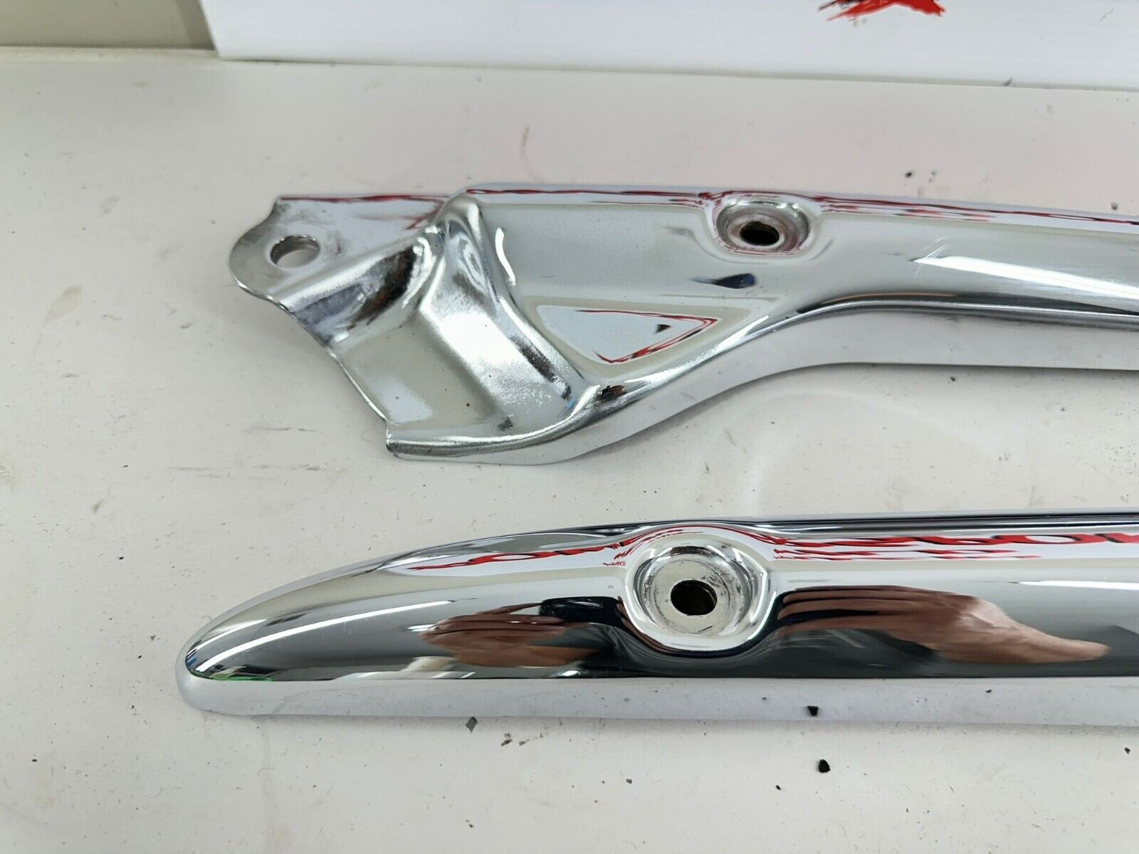 1998 HONDA VALKYRIE TOURING Chrome Rear Frame Fender Strut Arm Bars