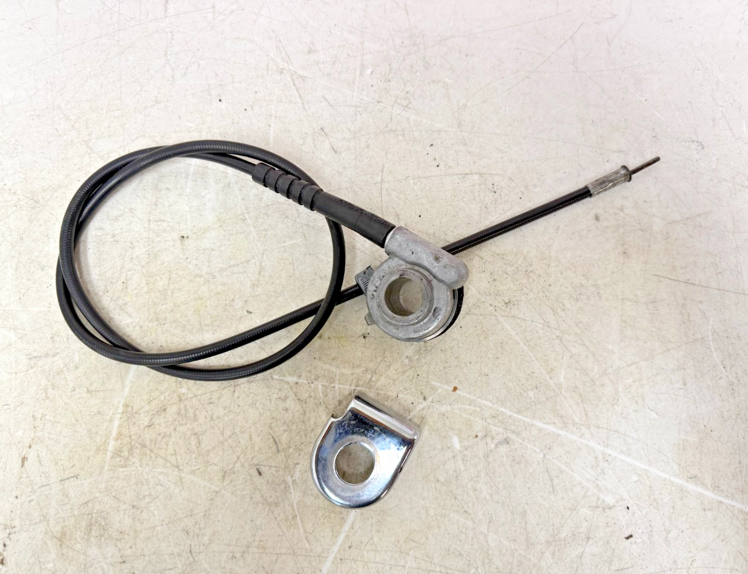 1993 HARLEY DYNA Wide Glide Speedo Speedometer Drive Gear Cable