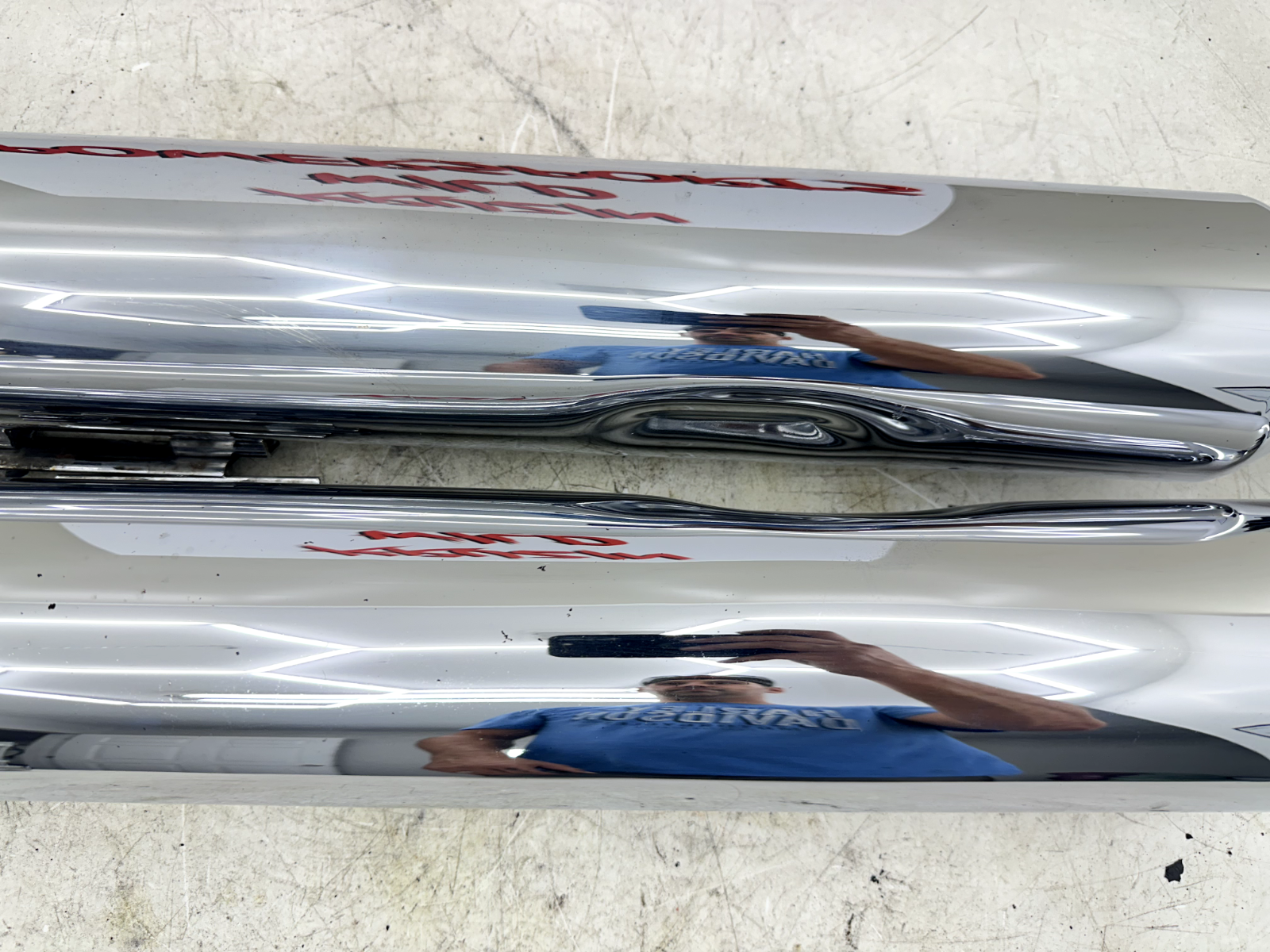 2003 HARLEY ELECTRA GLIDE classic Rinehart 4.5" Exhaust System Slip On Mufflers