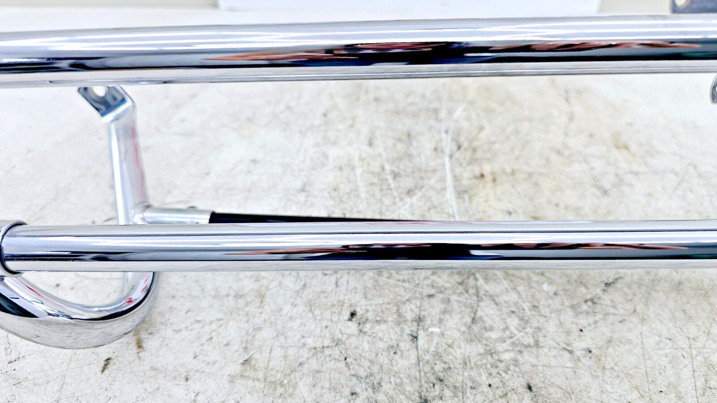 1998 HARLEY FLH ELECTRA GLIDE Chrome Left Saddlebag Surround Bumper No Rust