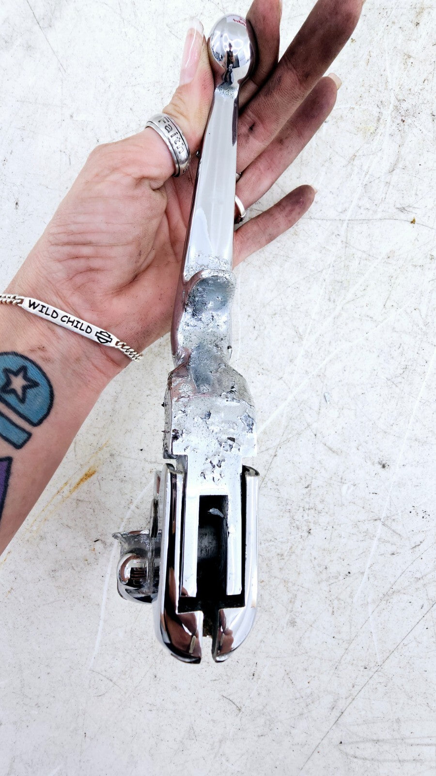 1997 HARLEY SOFTAIL Chrome Clutch Lever Perch Pirch