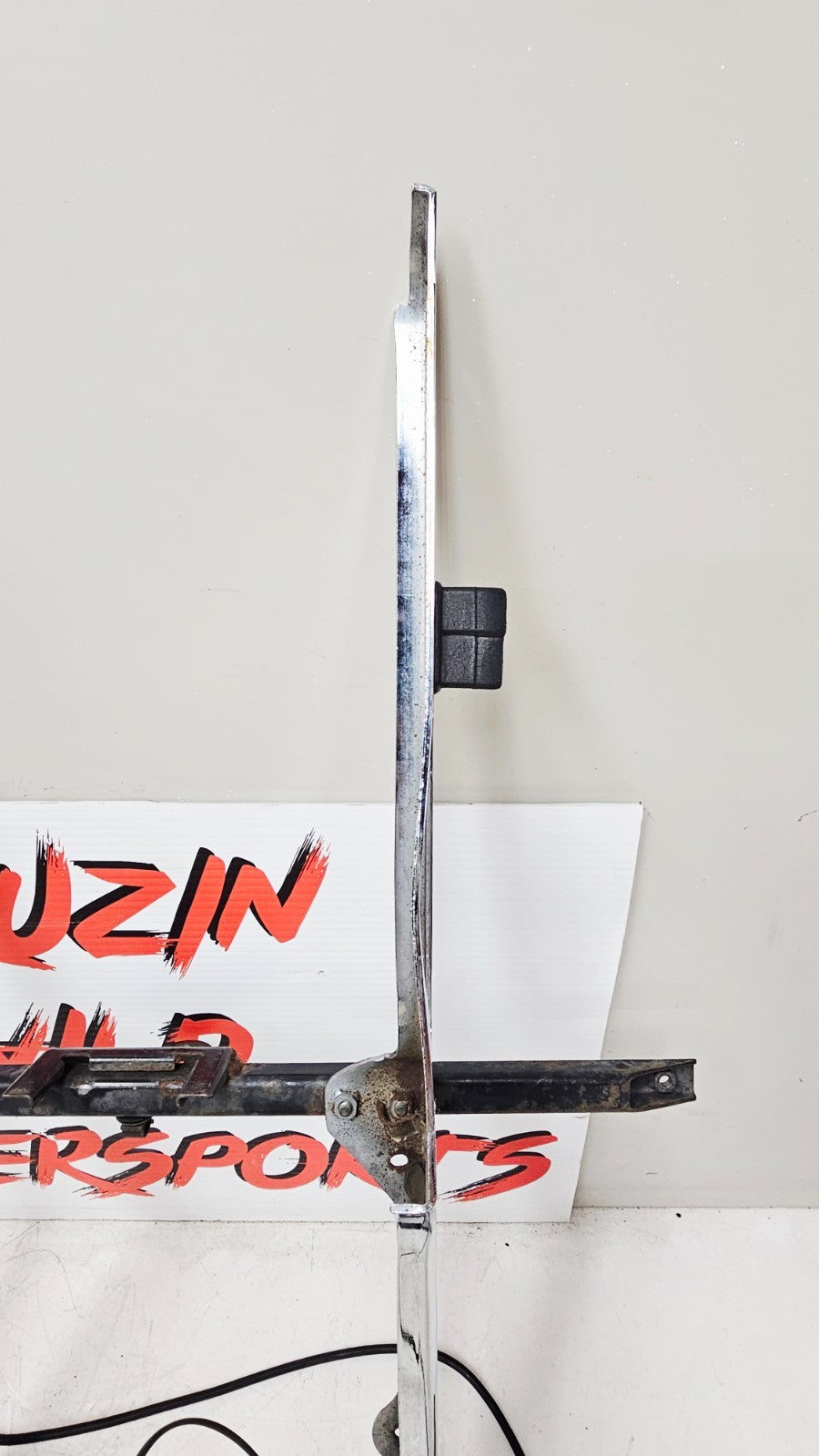 2000 HONDA VALKYRIE INTERSTATE Chrome Saddlebag Guard Luggage Rack Mount