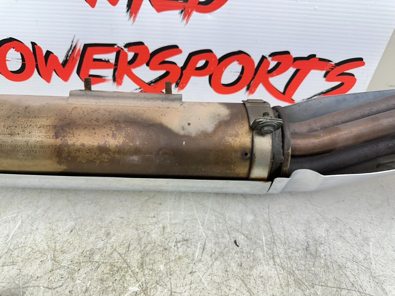 1999 HONDA VALKYRIE INTERSTATE Chrome Left Exhaust Header Pipe System Nice
