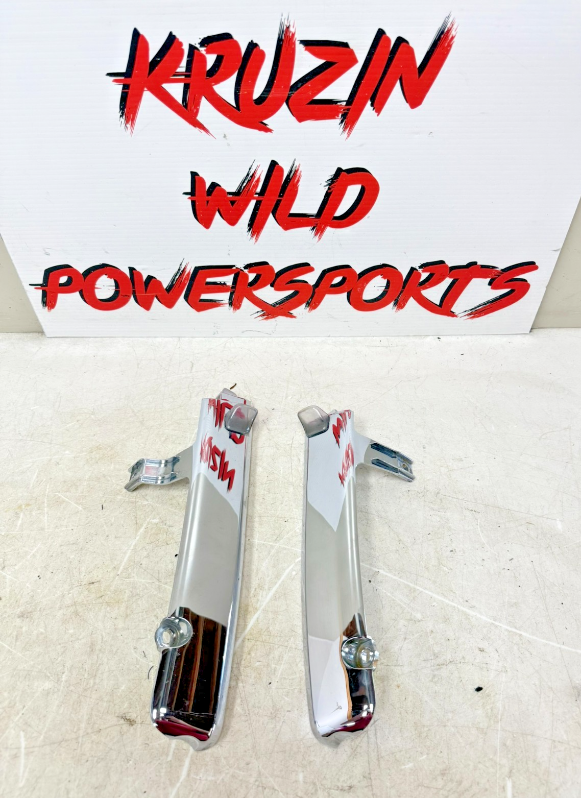 2002 Honda Goldwing GL1800 Engine Fuel Injector Head Cover Right Left Chrome