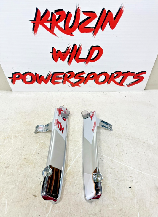 2002 Honda Goldwing GL1800 Engine Fuel Injector Head Cover Right Left Chrome