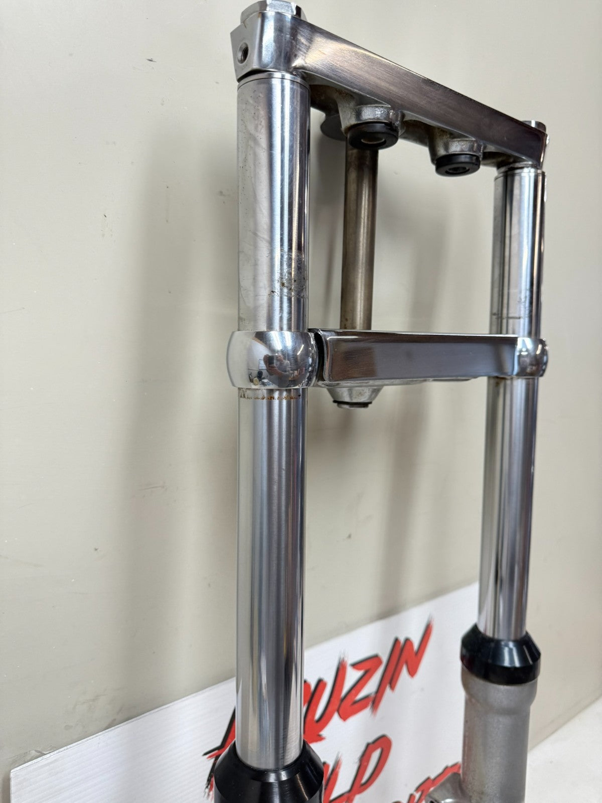 2003 HARLEY DYNA WIDE GLIDE Front End Forks Suspension Straight
