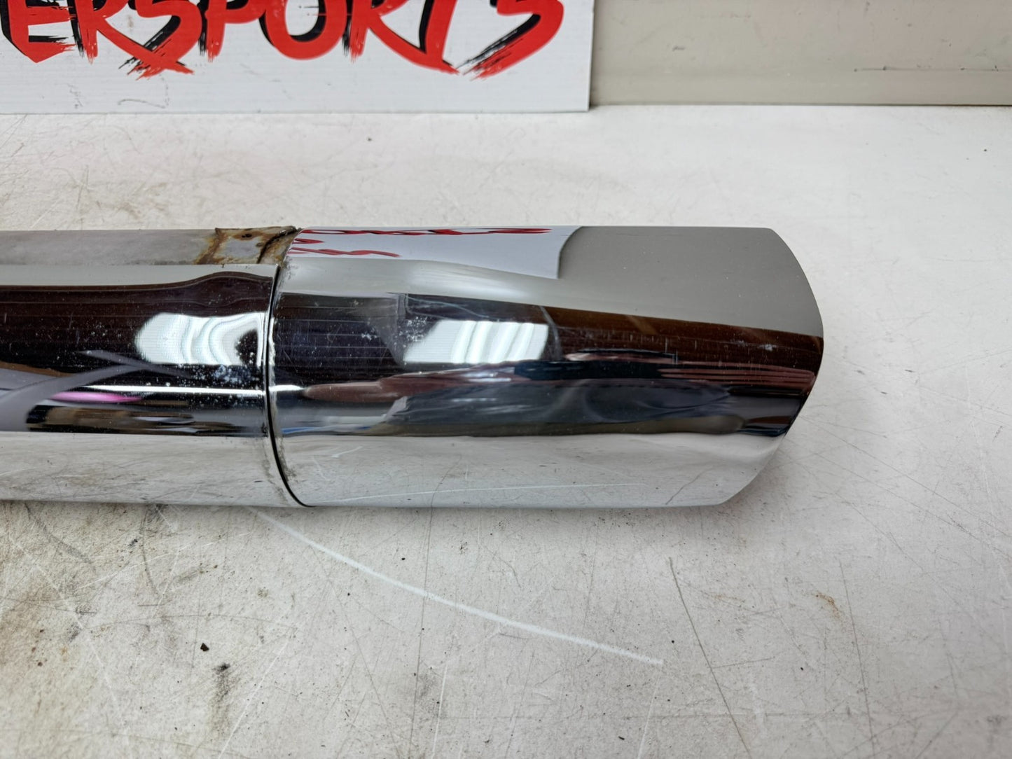 2002 Honda Goldwing GL1800 Right Exhaust Pipe Muffler Slip On Can Silencer