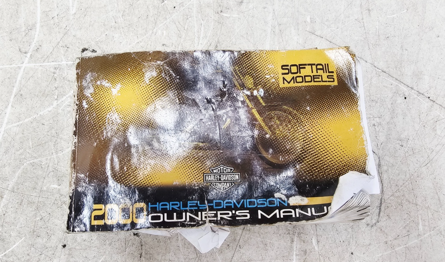 2000 HARLEY SOFTAIL DEUCE Owner Manual User Guide