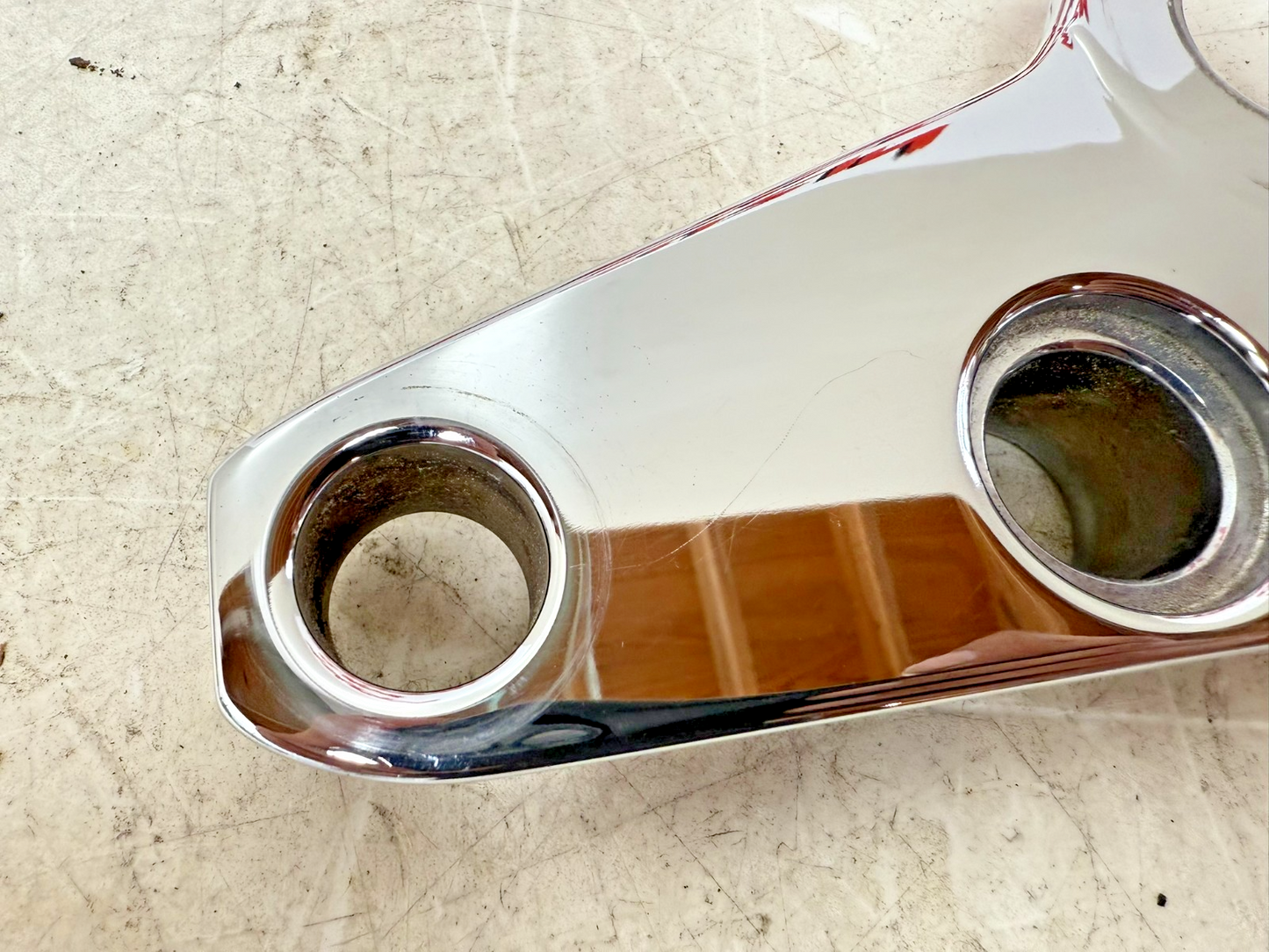 1997 HARLEY DAVIDSON SOFTAIL Triple Tree Top Clamp Chrome Handlebar OEM
