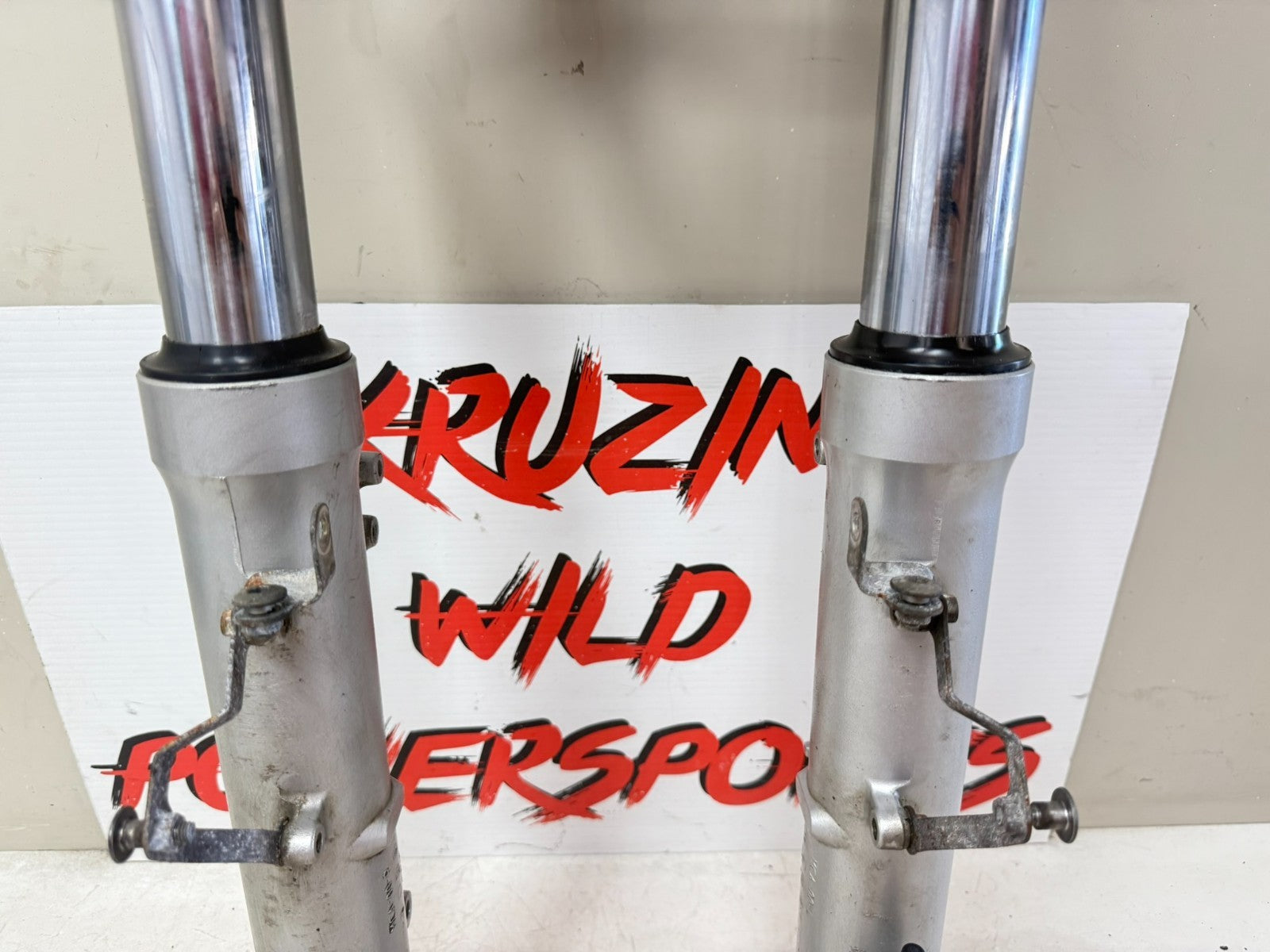 2002 Honda Goldwing GL1800 Forks Front End Suspension Fork Tubes Triple Tree