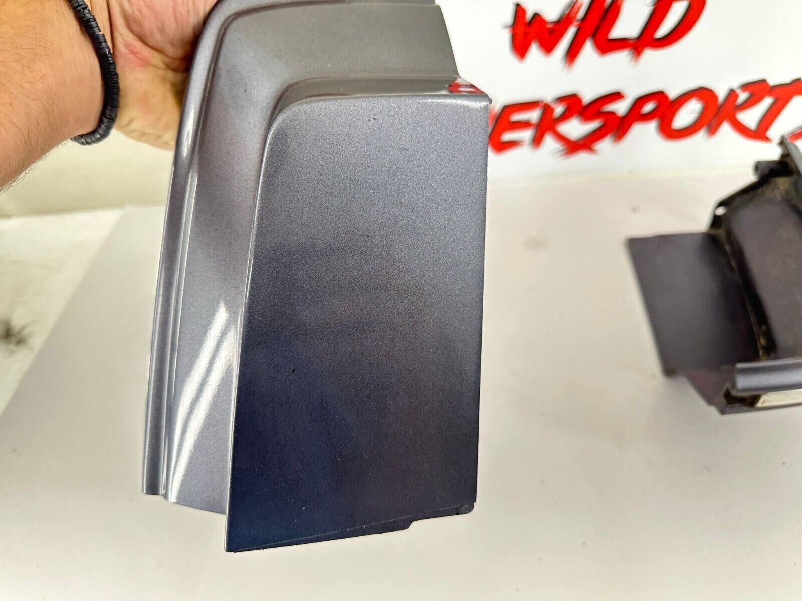 88-00 HONDA GOLDWING GL1500 Saddle Bag Corner Filler Panel Gray