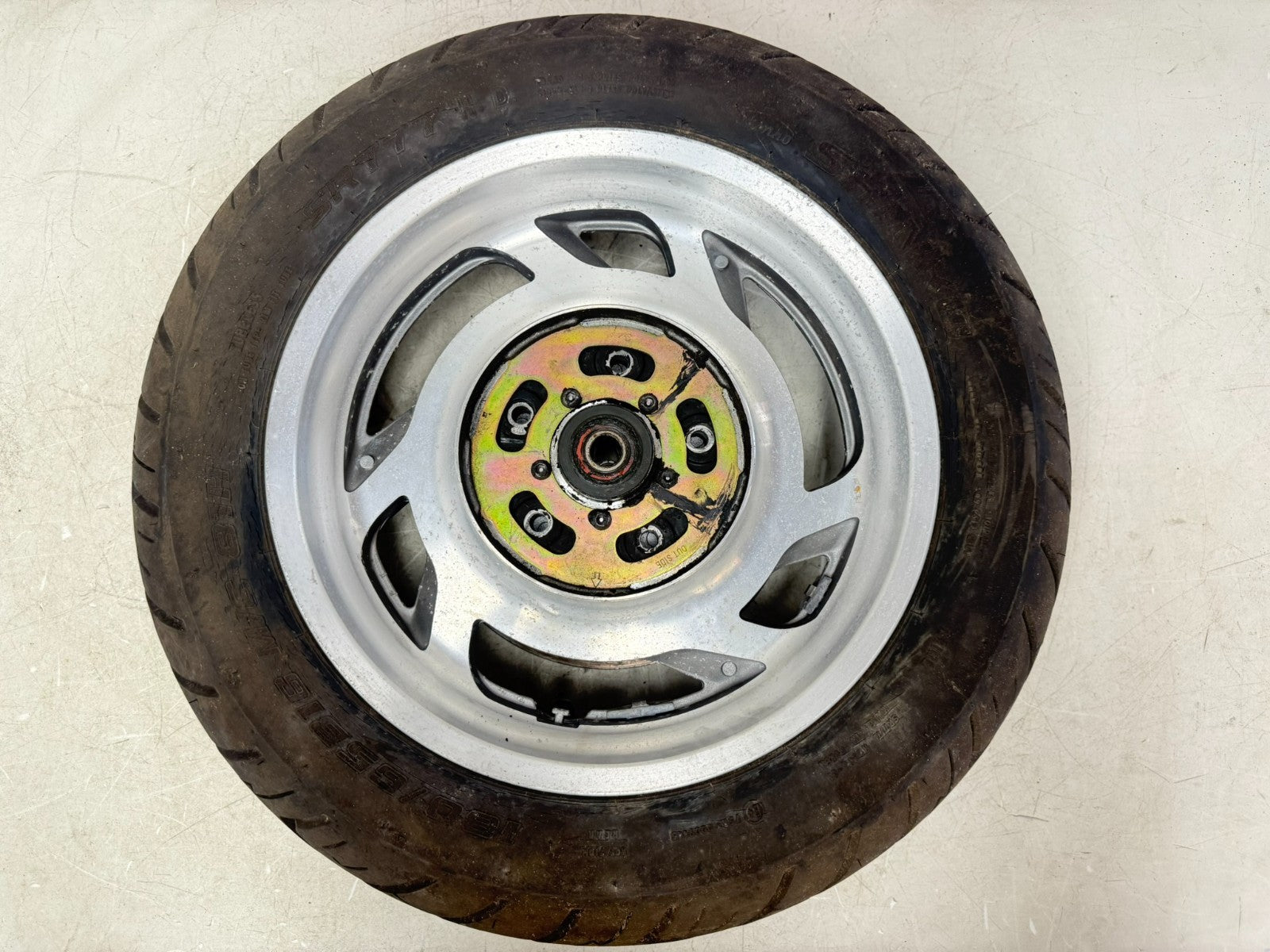 2001 HONDA VALKYRIE INTERSTATE OEM Rear Wheel Rim Tire 6 Spoke Mag