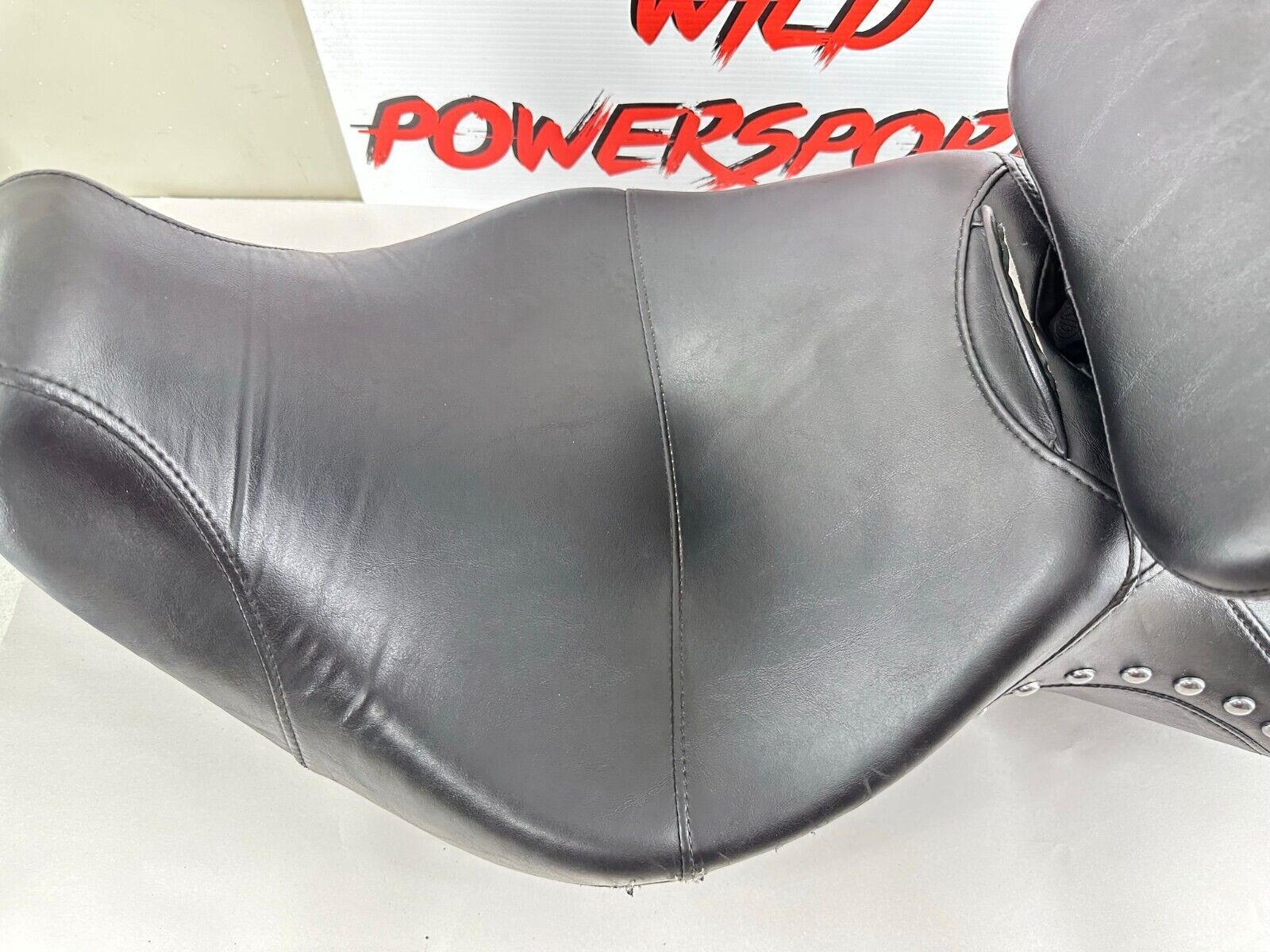2003 HARLEY SOFTAIL DEUCE OEM Seat + Driver Backrest
