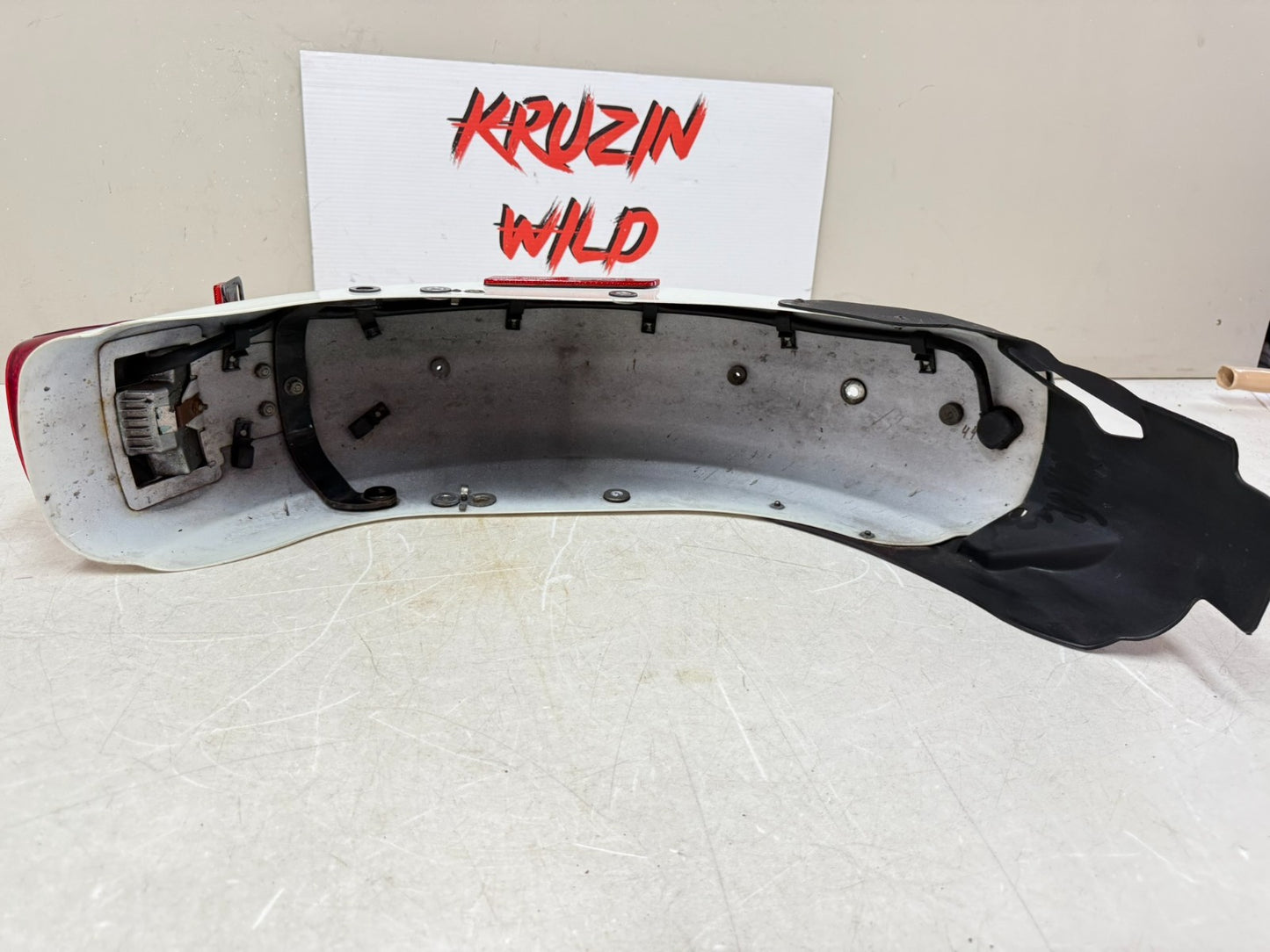 2003 Harley Davidson Sportster Rear Fender + Brake Light 100th Anniversary