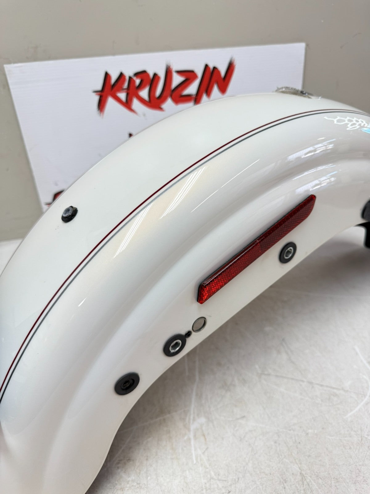 2003 Harley Davidson Sportster Rear Fender + Brake Light 100th Anniversary
