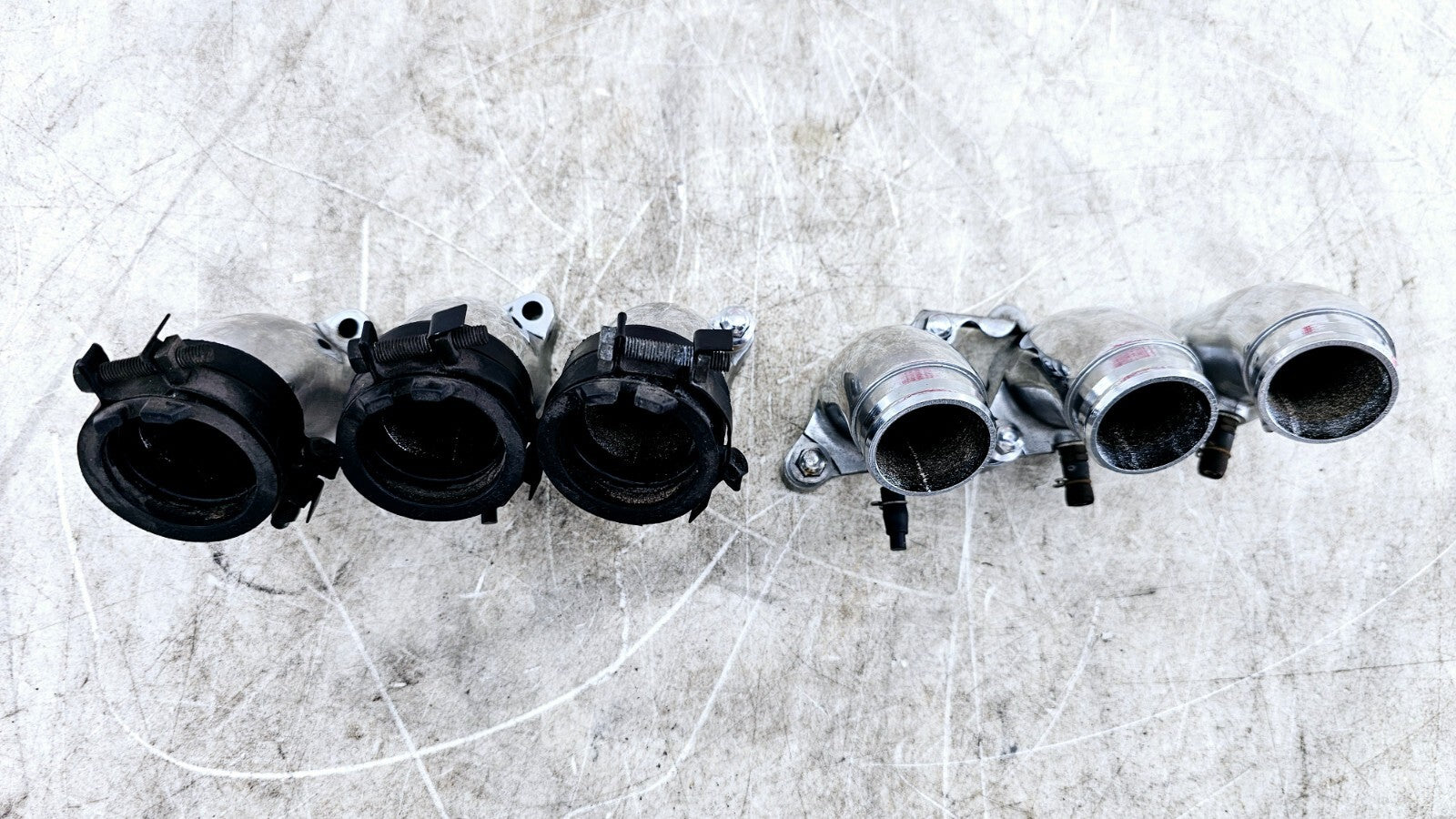 1999 HONDA VALKYRIE INTERSTATE Chrome Carb Carburator Intake Manifolds Boots