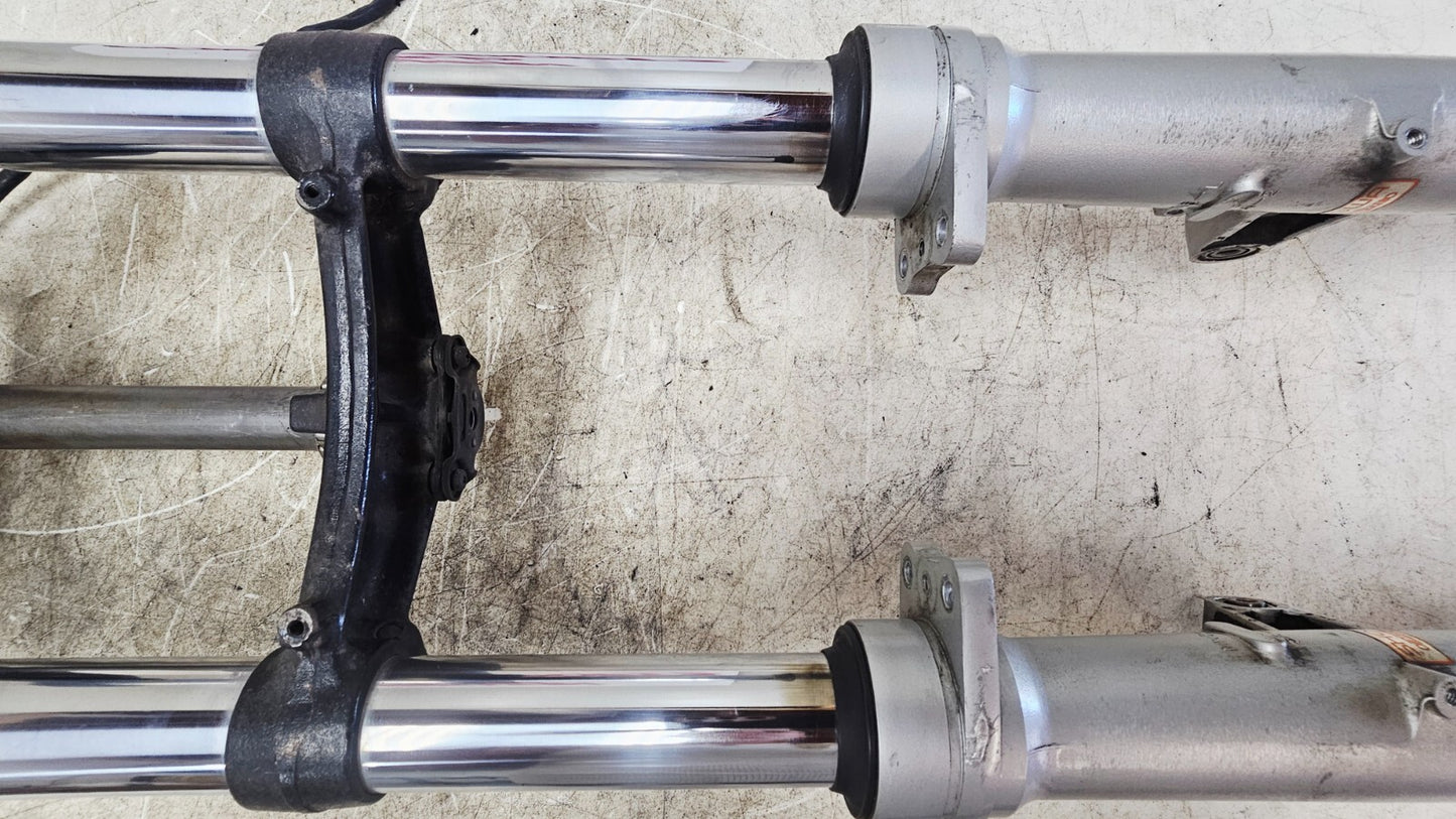 1995 HONDA GOLDWING GL1500 Front Fork Suspension Triple Tree Clamp Fork Tubes