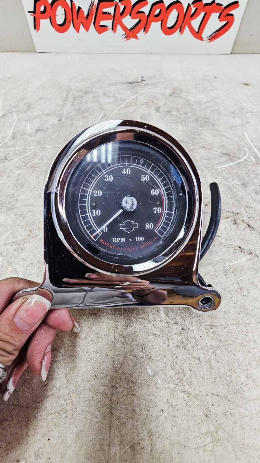 1996 HARLEY SOFTAIL RPM Tach Tachometer Gauge Mounting Bracket
