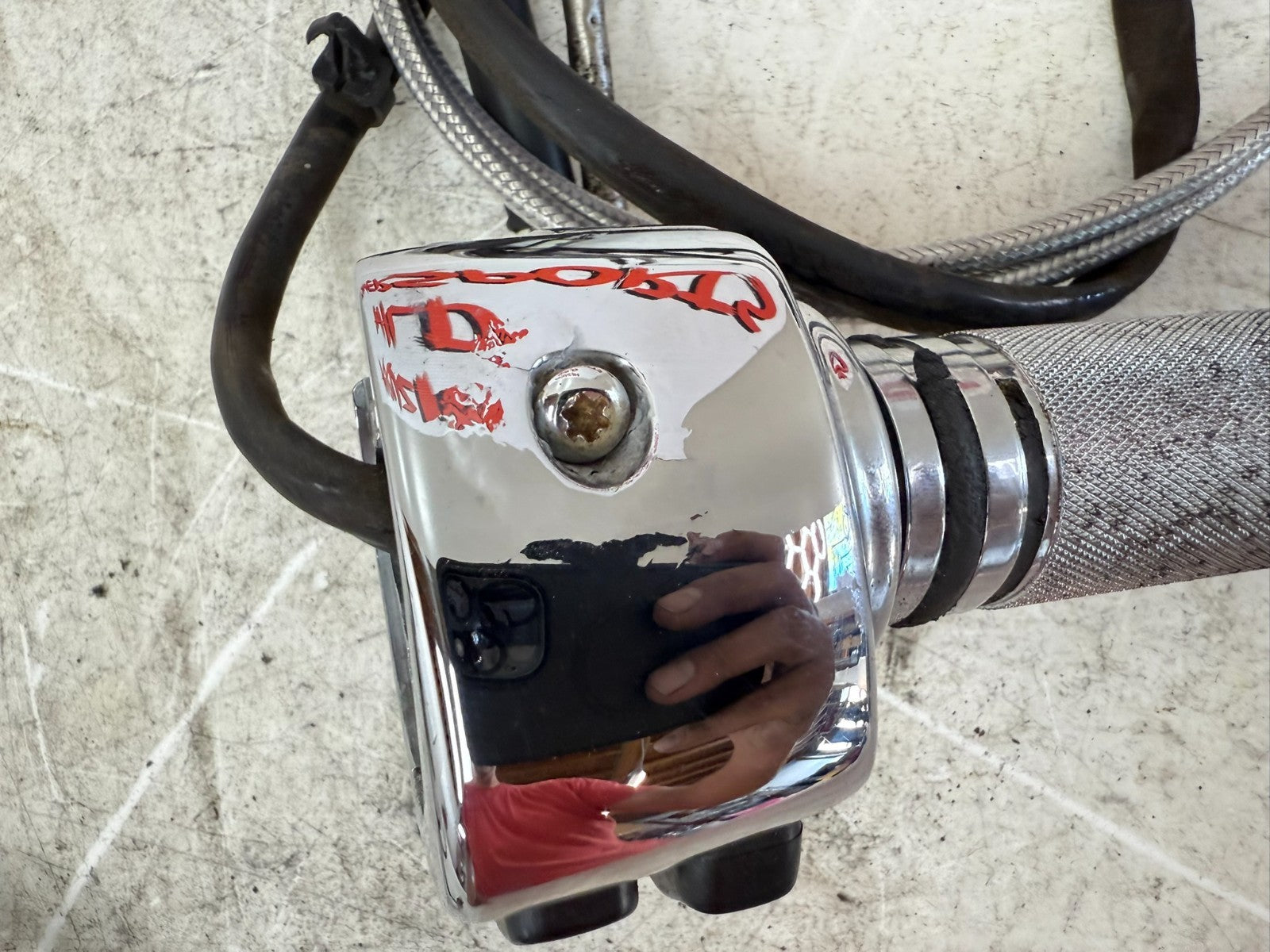 1997 HARLEY DAVIDSON SOFTAIL Chrome Left Right Hand Controls Switch Housing