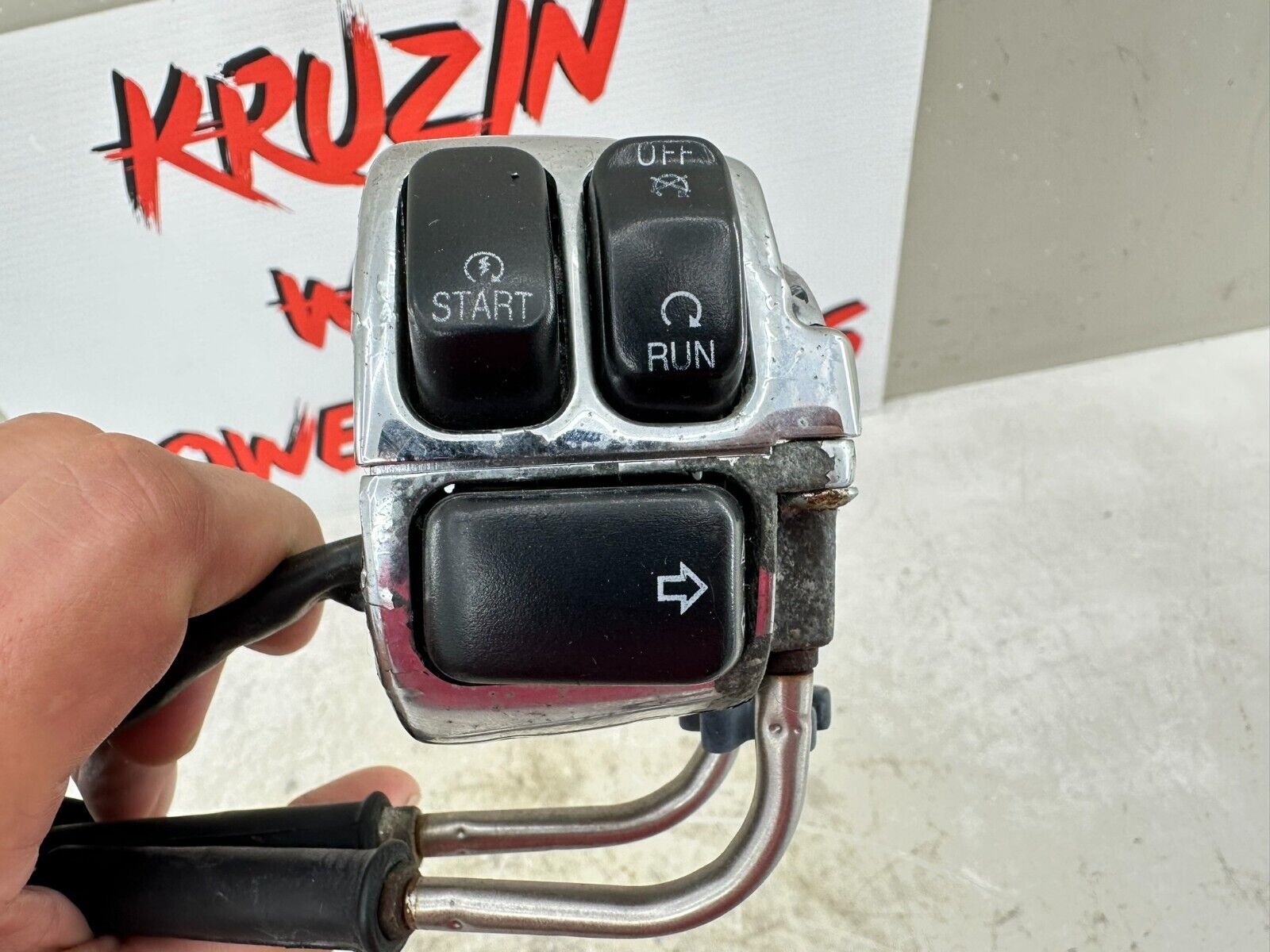 2002 HARLEY SOFTAIL Right Left hand Controls Switch + Throttle Cable