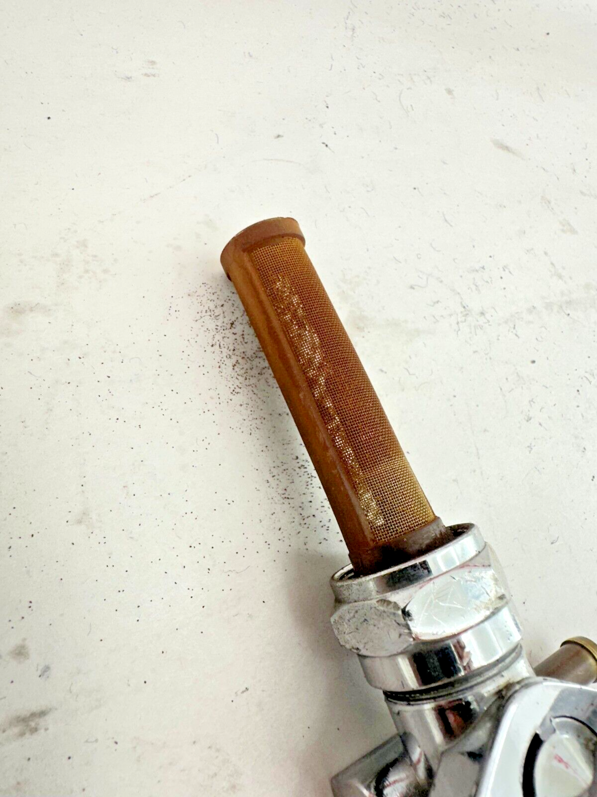 2001 Harley Davidson Sportster Chrome Manual Fuel Gas Petcock Valve OEM HD