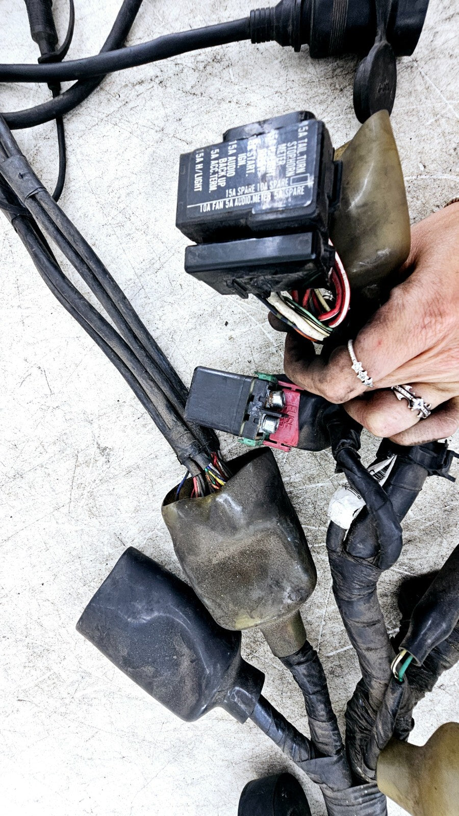 1999 HONDA VALKYRIE INTERSTATE Main Wire Wiring Harness Radio Module Unit