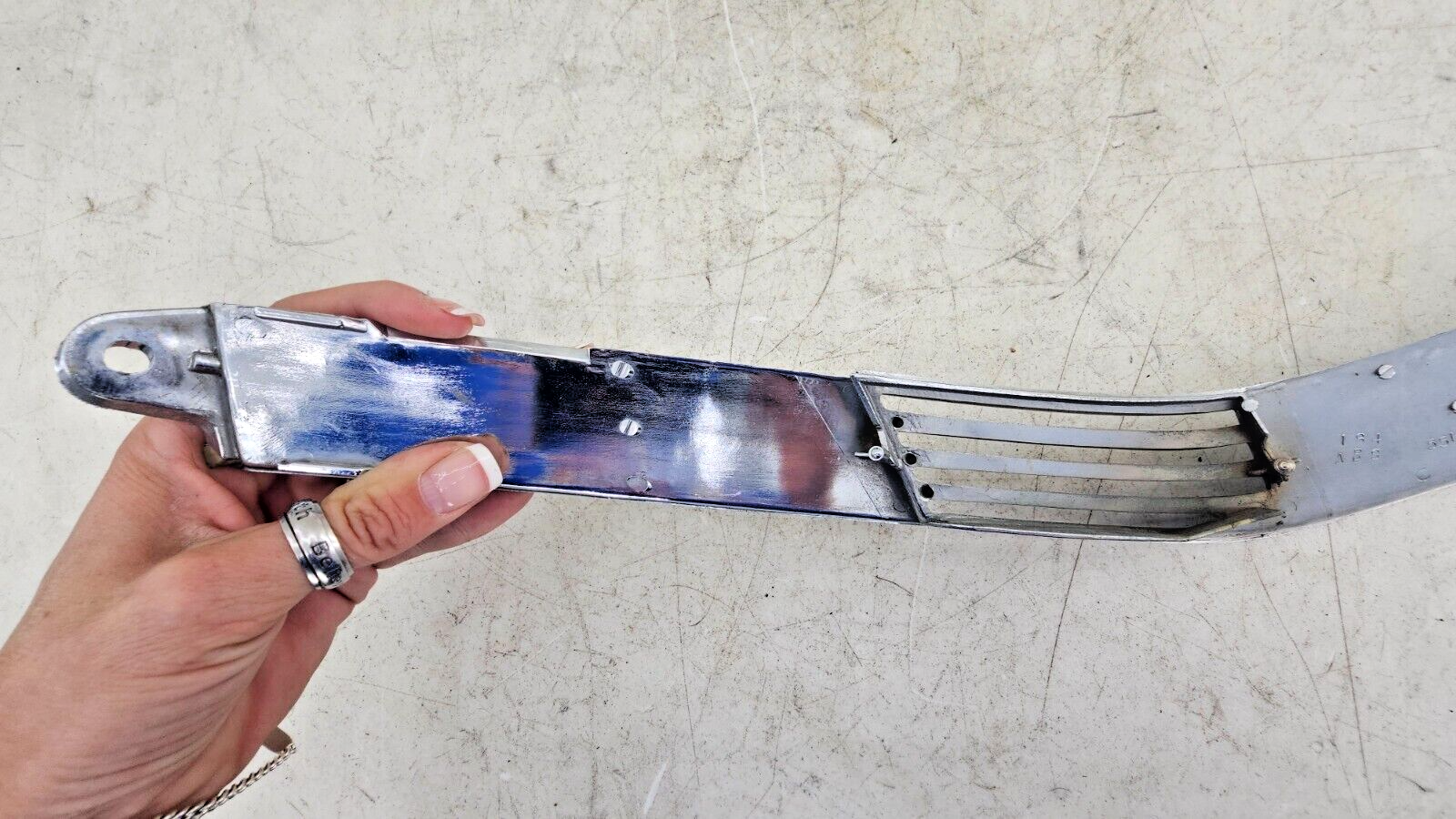 1993 HONDA GOLDWING GL1500 Chrome Windshield Trim Lower Guard
