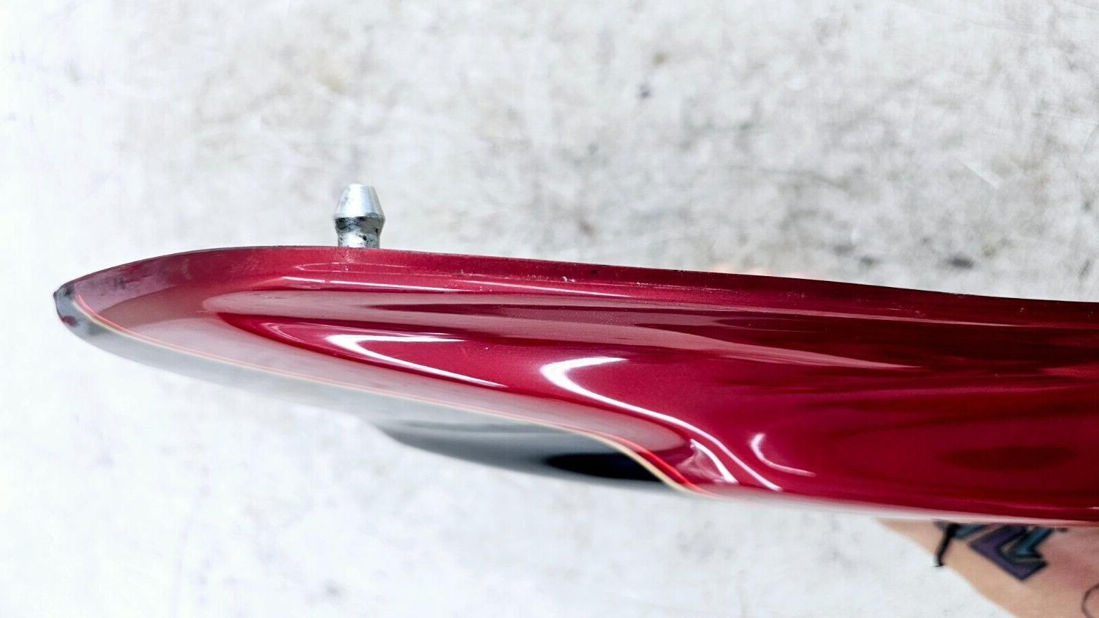 1998 HARLEY FLH ELECTRA GLIDE Left Side Cover Fairing Panel Cowl RED BLACK OEM