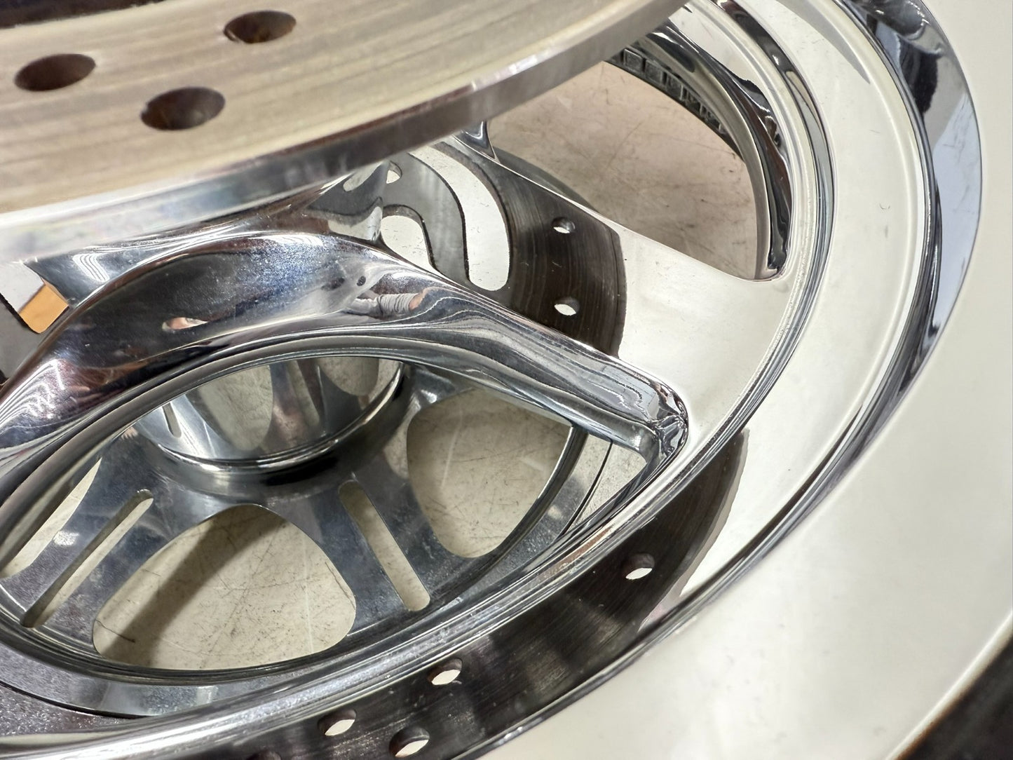 2003 HARLEY DYNA WIDE GLIDE 16" Thunder star  Rear Wheel Rim Full Chrome NICE! 