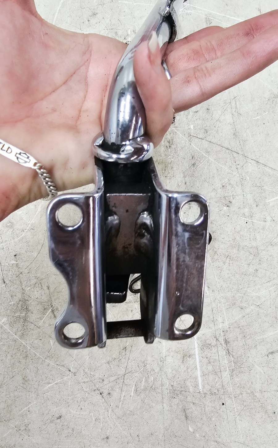 1993 HARLEY SOFTAIL Chrome Kickstand Jiffy Side Stand