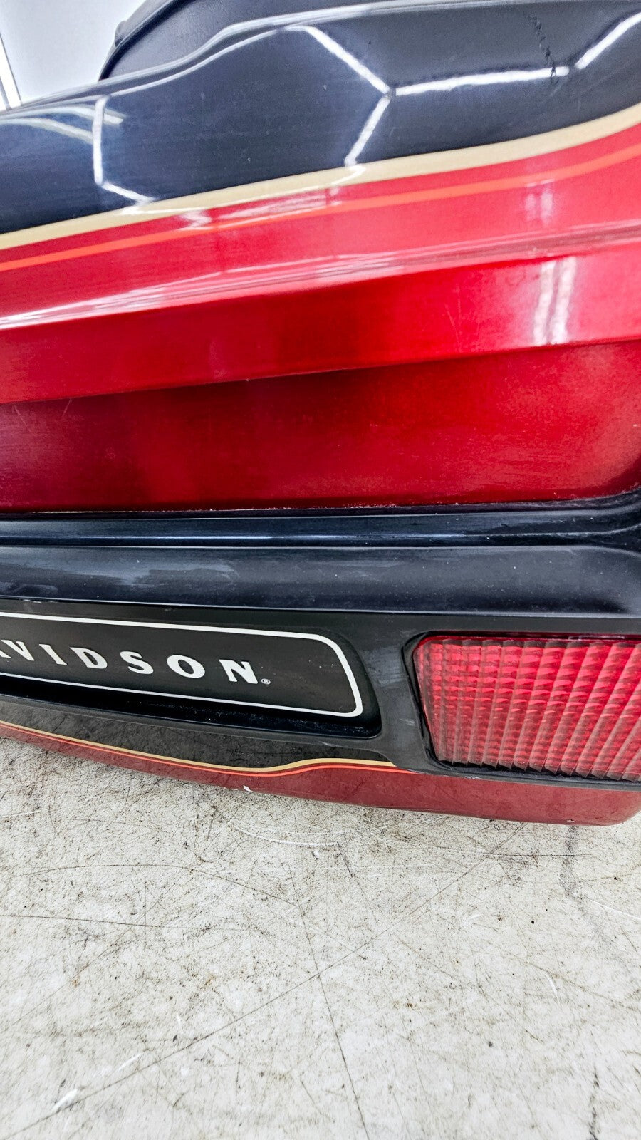 1998 HARLEY FLH ELECTRA GLIDE King Tour Pac Pack Trunk Top Box w/ Speakers Lid