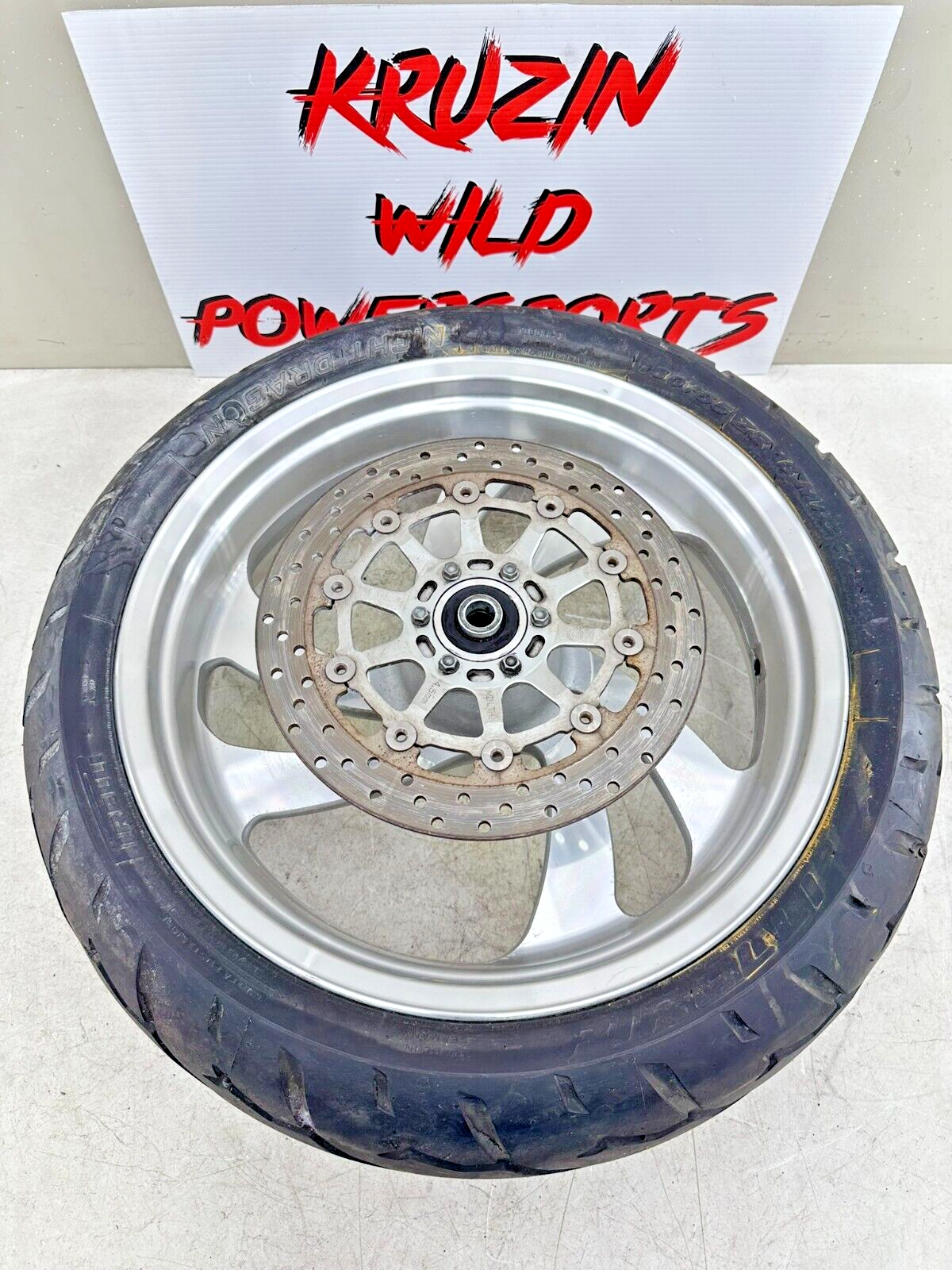 2005 Victory Kingpin 18x5 Rear Wheel Rim Tire 180 55 18