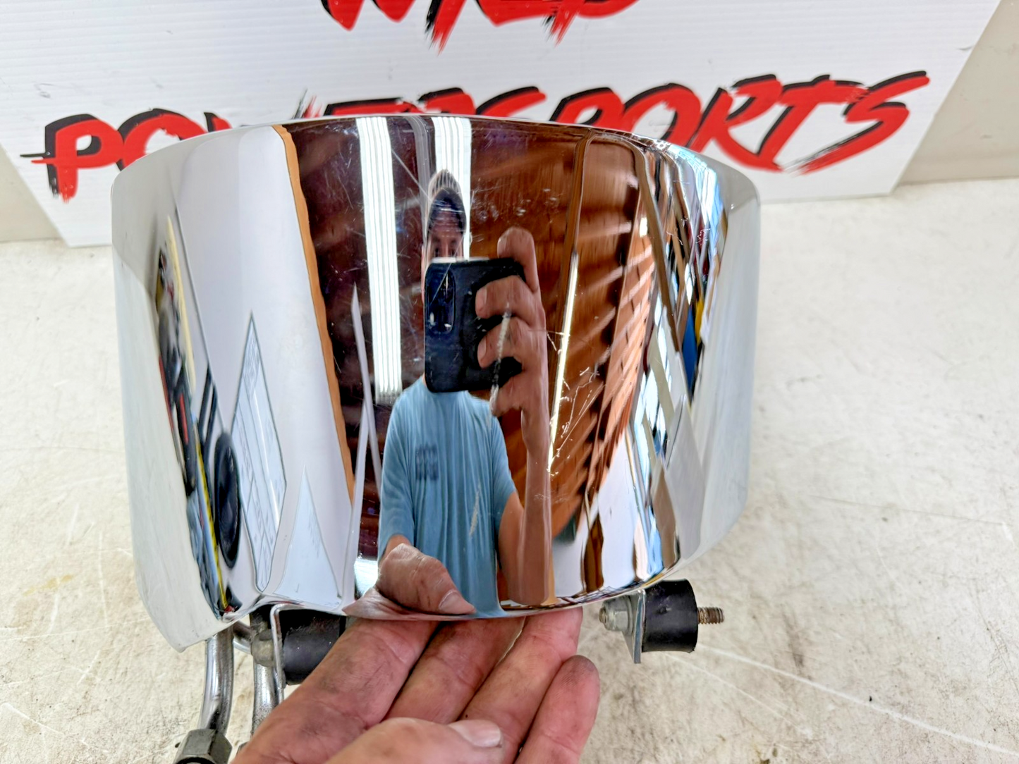 1997 HARLEY DAVIDSON SOFTAIL Chrome Oil Tank Sac Sack Bag Reservoir