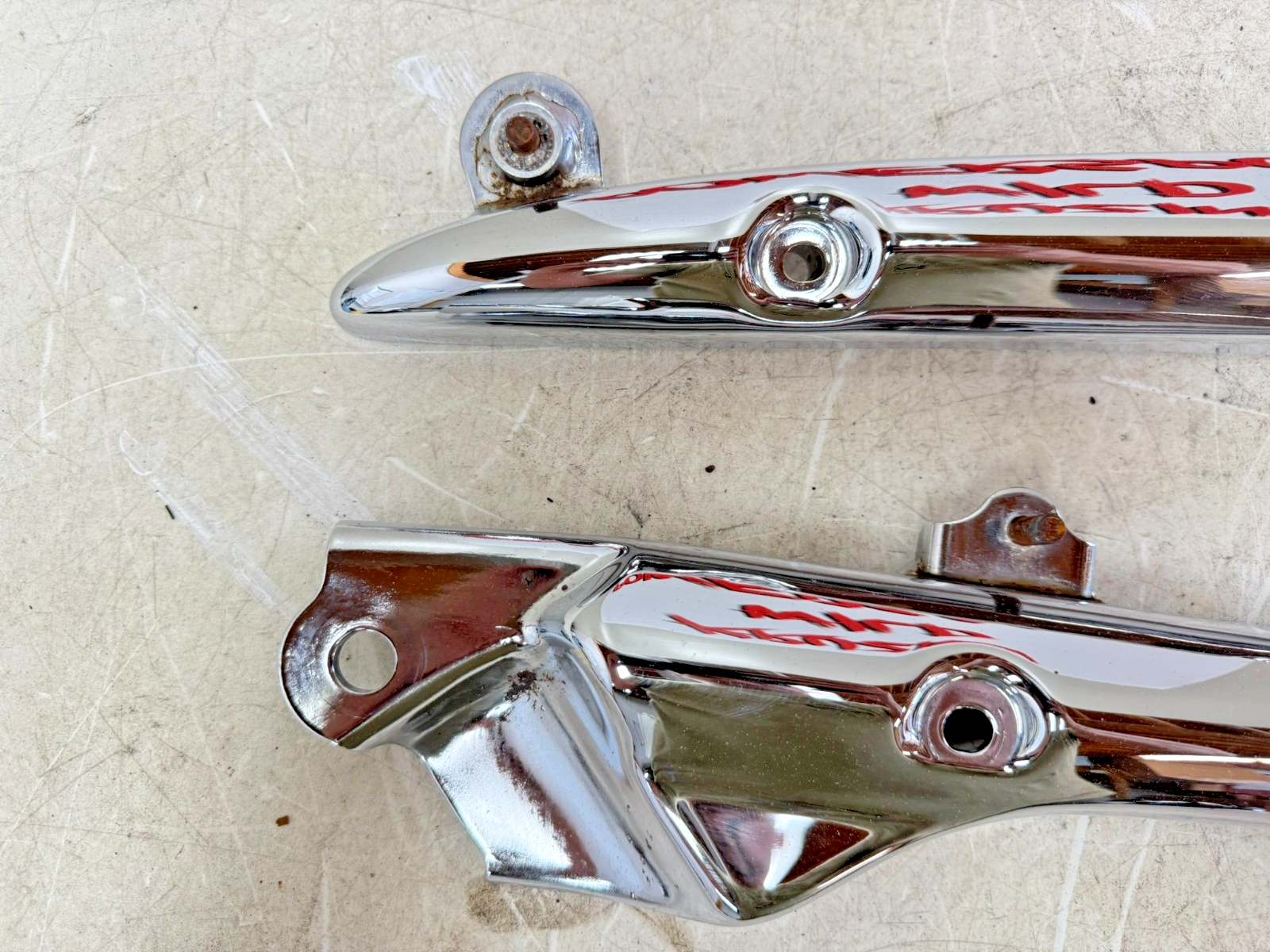 2001 HONDA VALKYRIE INTERSTATE Rear Fender Frame Bar Trunk Bracket Chrome