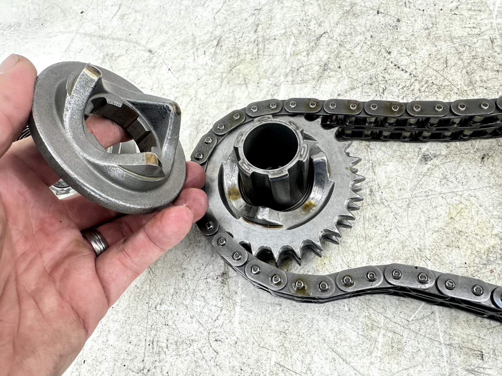 2003 HARLEY ELECTRA GLIDE classic Primary Clutch Chain Compensator Jack Shaft