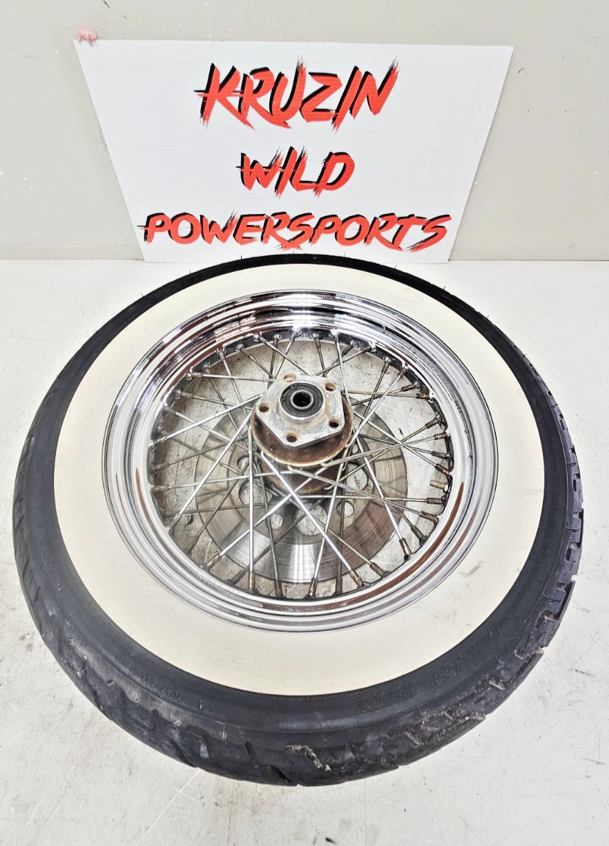 1990 Harley FXR FXRT FXRD FXRS FXLR FXRC Rear Wheel Rim Tire Chrome 16x3