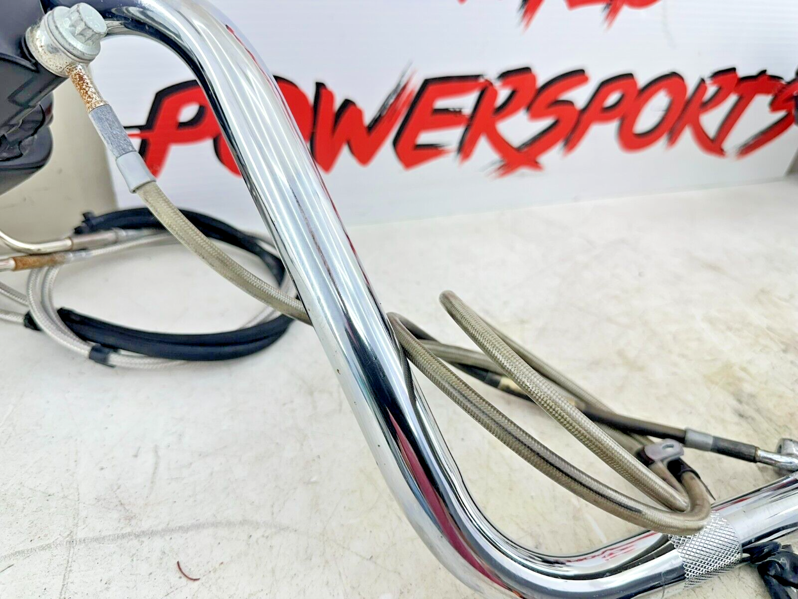 2002 HARLEY DYNA LOW RIDER Mini Apes Handlebars Hidden Wires Throttle + Clutch