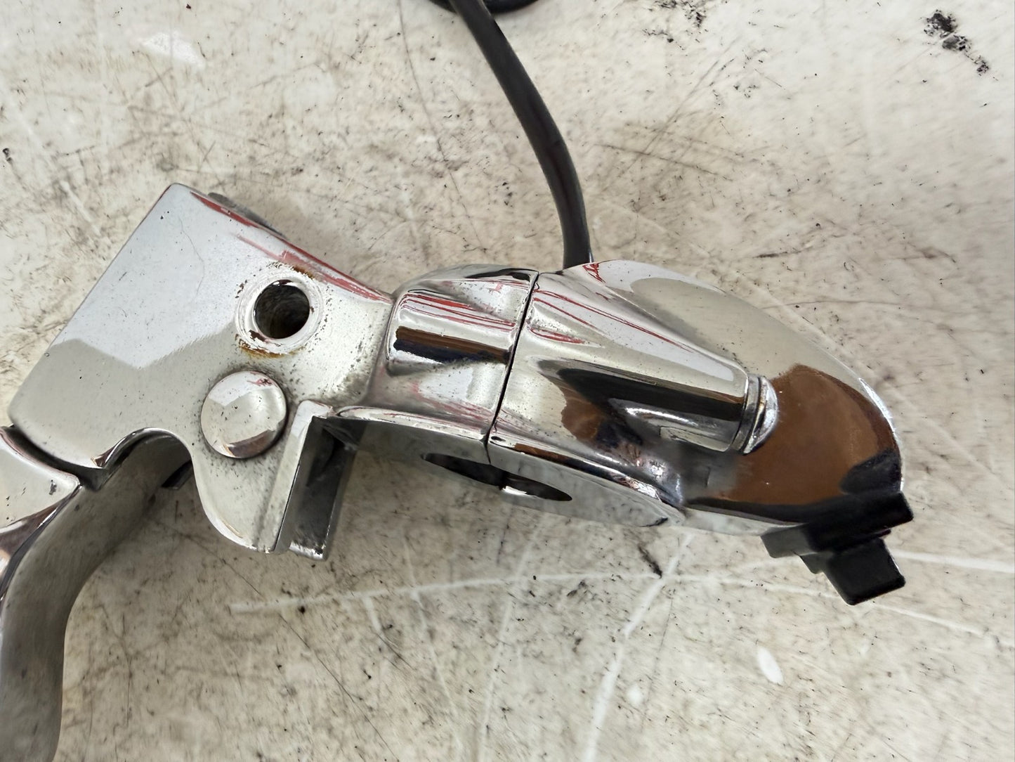 1995 HARLEY FLH ELECTRA GLIDE Clutch Perch Hand Lever Chrome