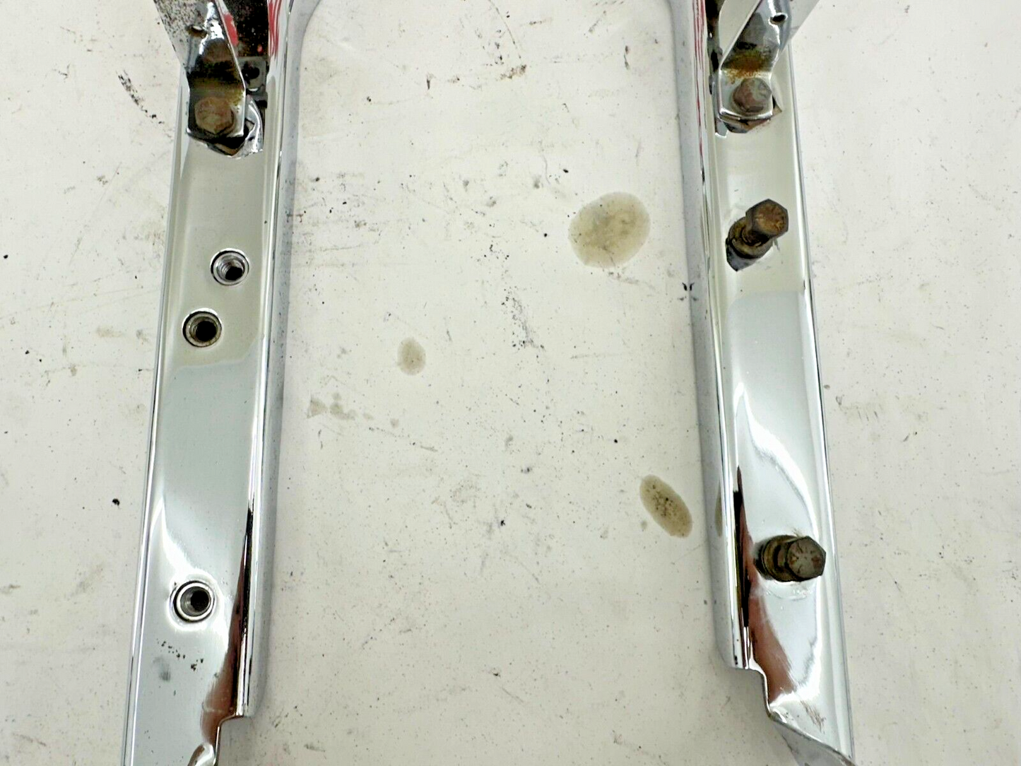 1990 HARLEY ELECTRA TOUR GLIDE Chrome Saddlebag Mounting Bars Frame