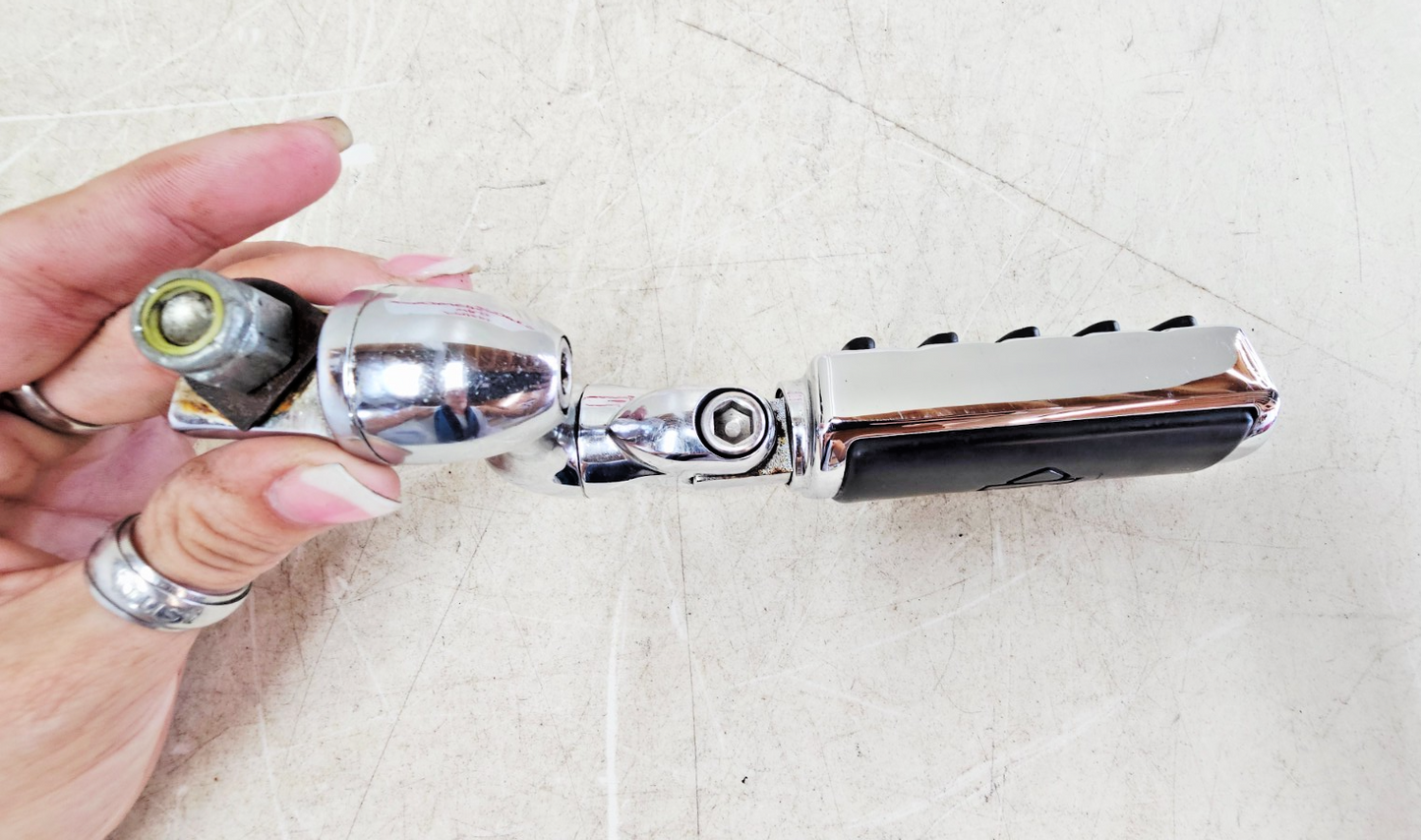 2000 HARLEY SOFTAIL DEUCE Chrome Highway Footrest Foot Pegs