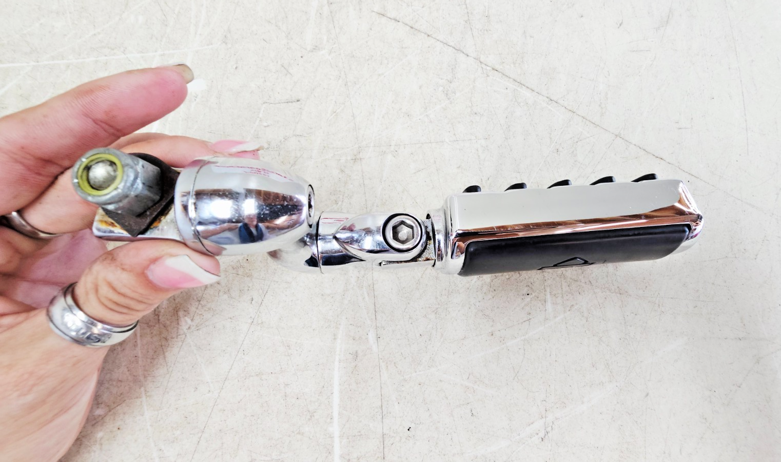 2000 HARLEY SOFTAIL DEUCE Chrome Highway Footrest Foot Pegs