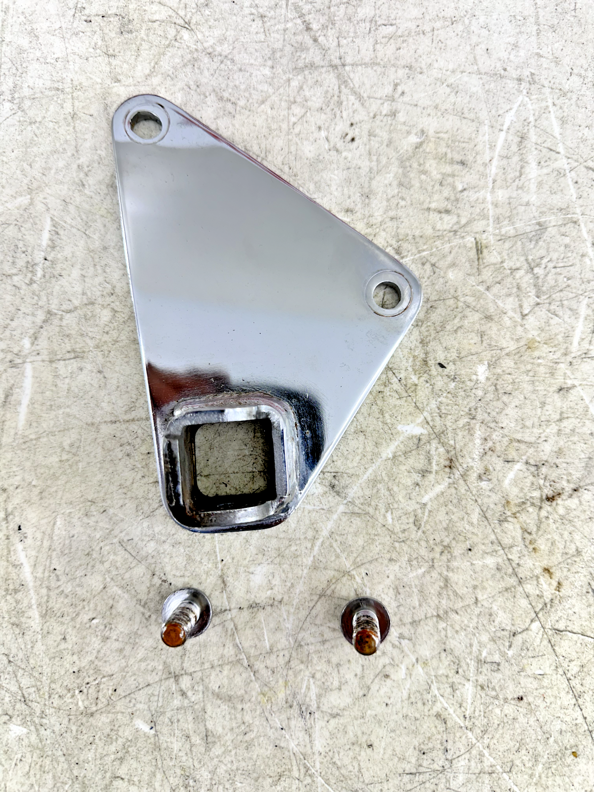 1999 HONDA VALKYRIE INTERSTATE Chrome Driver Left Side Foot Peg mount frame