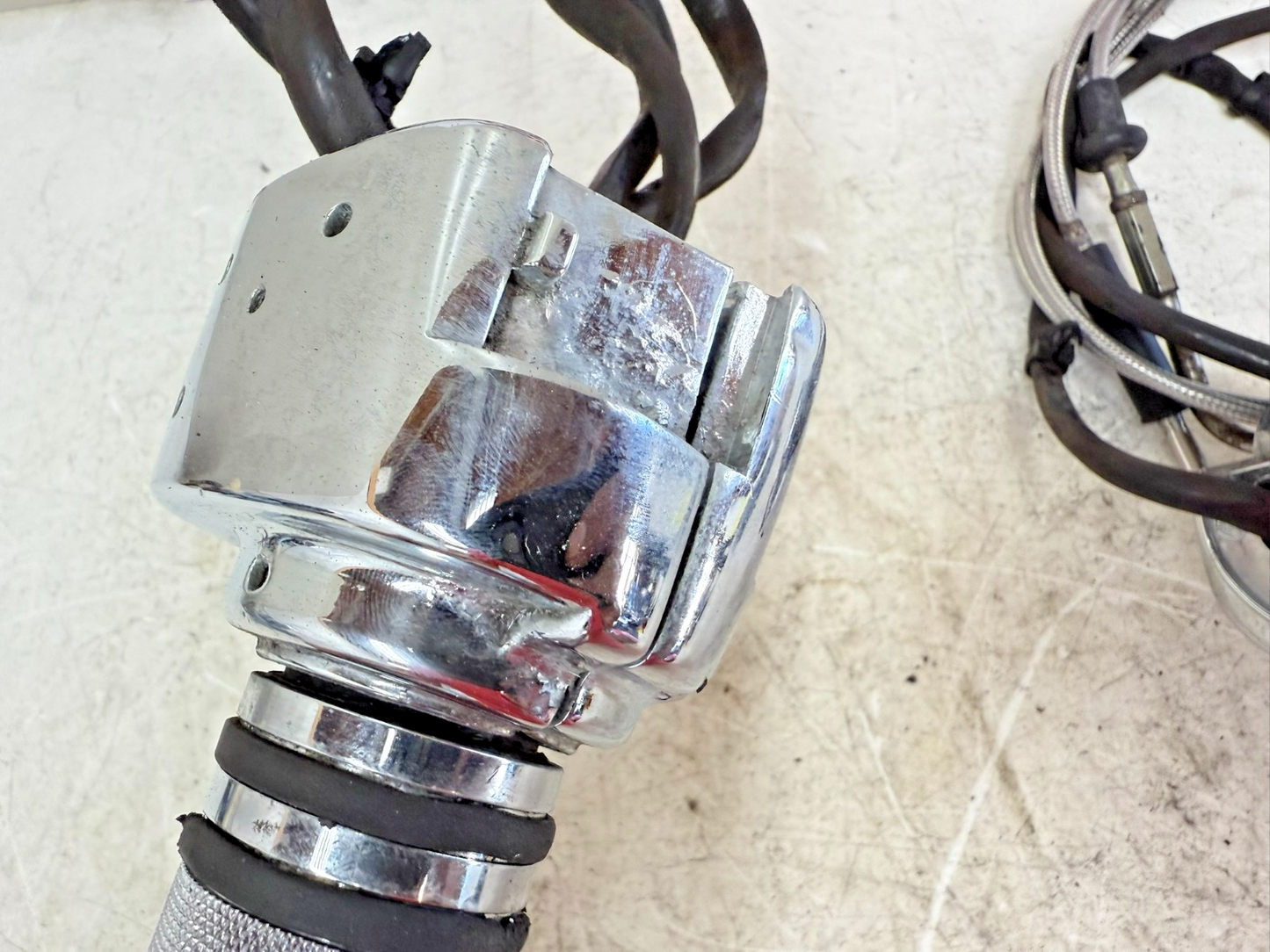 1997 HARLEY DAVIDSON SOFTAIL Chrome Left Right Hand Controls Switch Housing